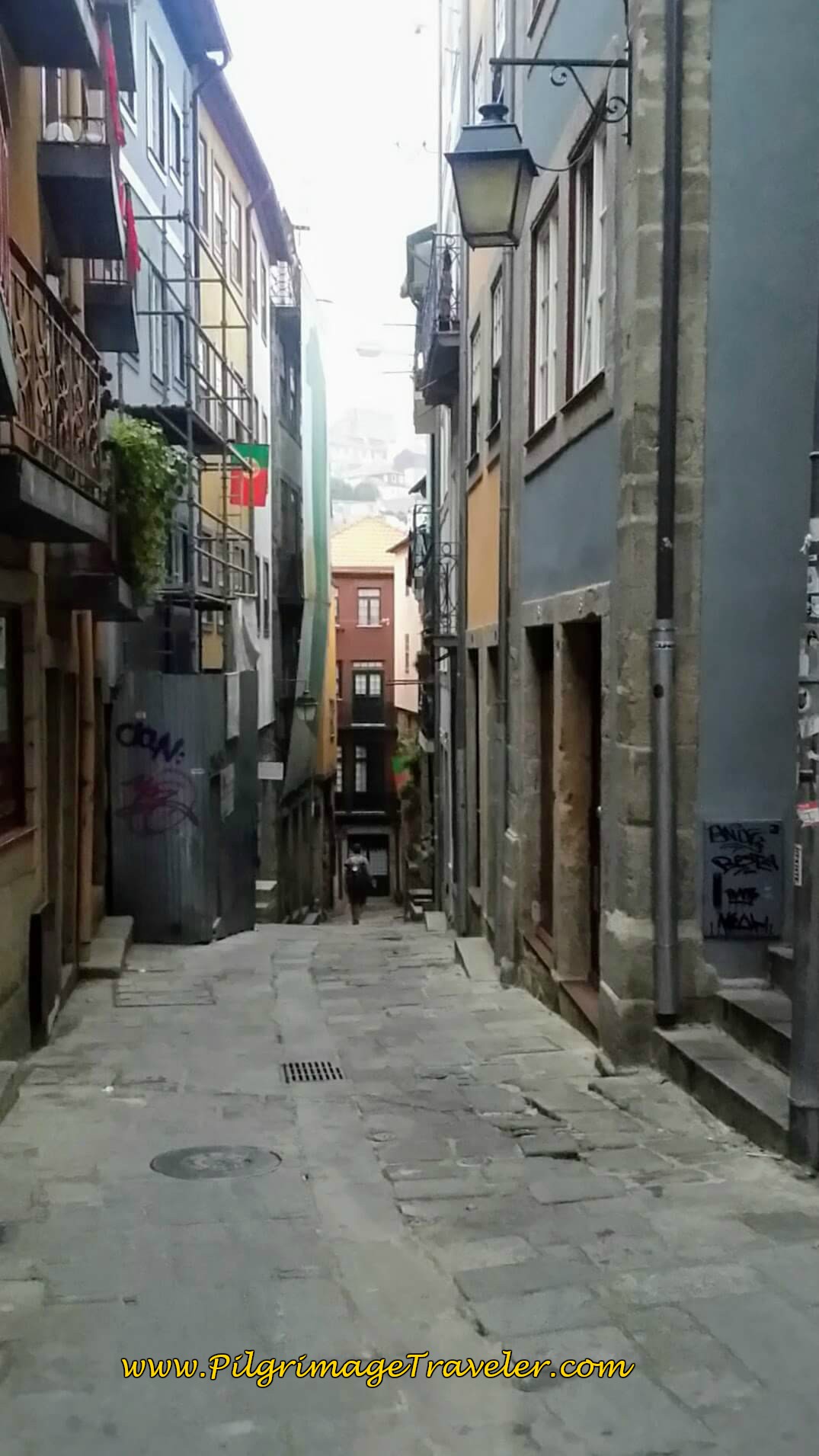 Rua da Sant'Ana in Porto on day fifteen of the Camino Portugués