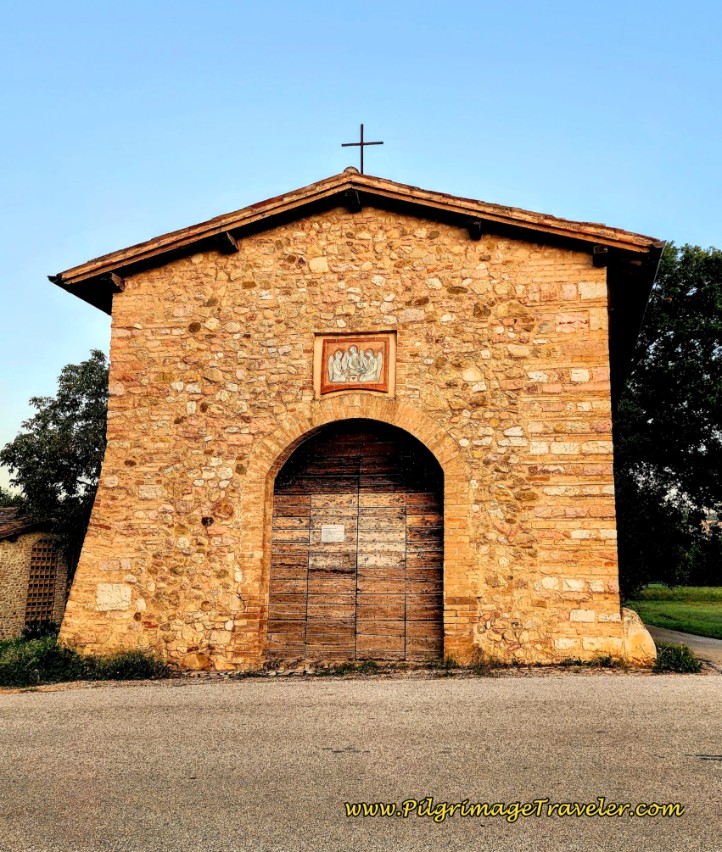 Way of St. Francis: Day Twelve, Spello to Trevi, Santissima Trinità Chapel