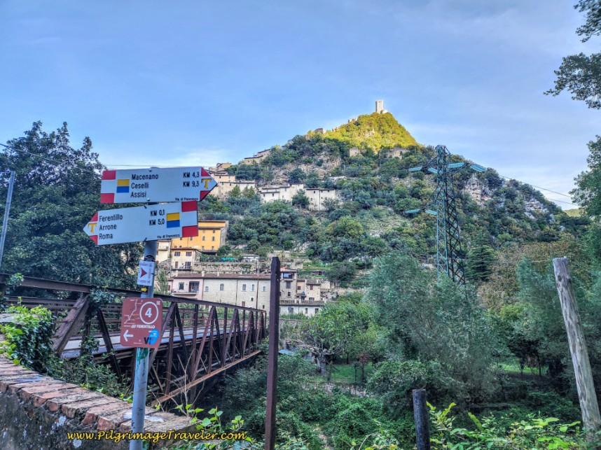 Way of St. Francis: Day Sixteen, Macenano to Piediluco - Arriving in Ferentillo