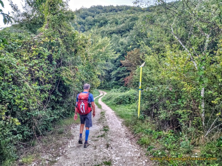 Way of St. Francis: Day Twenty, Poggio San Lorenzo to Ponticelli - Leave Pavement for Country Lane