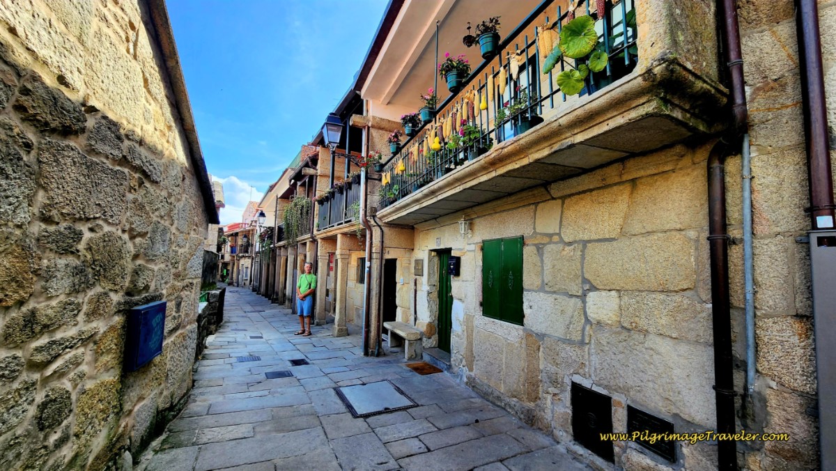 Quaintly Preserved Medieval Street of Combarro along the Variante Espiritual, Camino Portugués