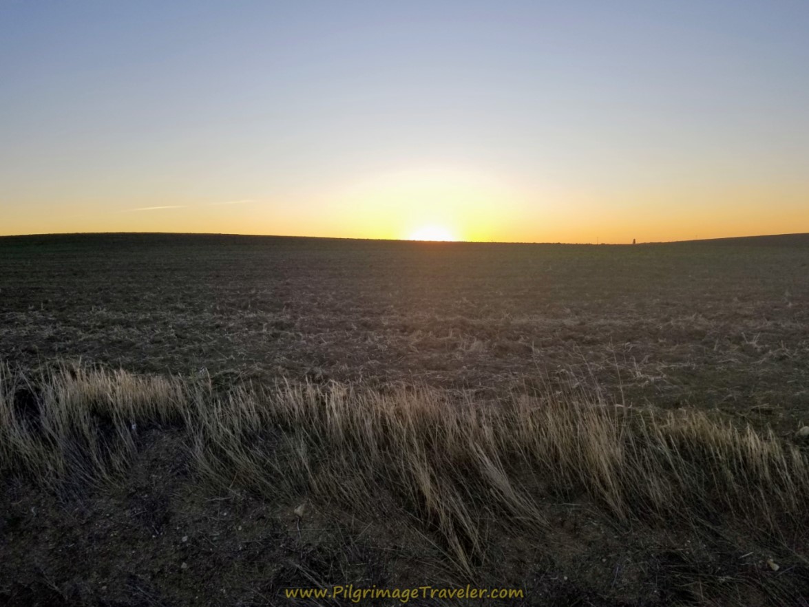 Sun Cresting the Hill to the South