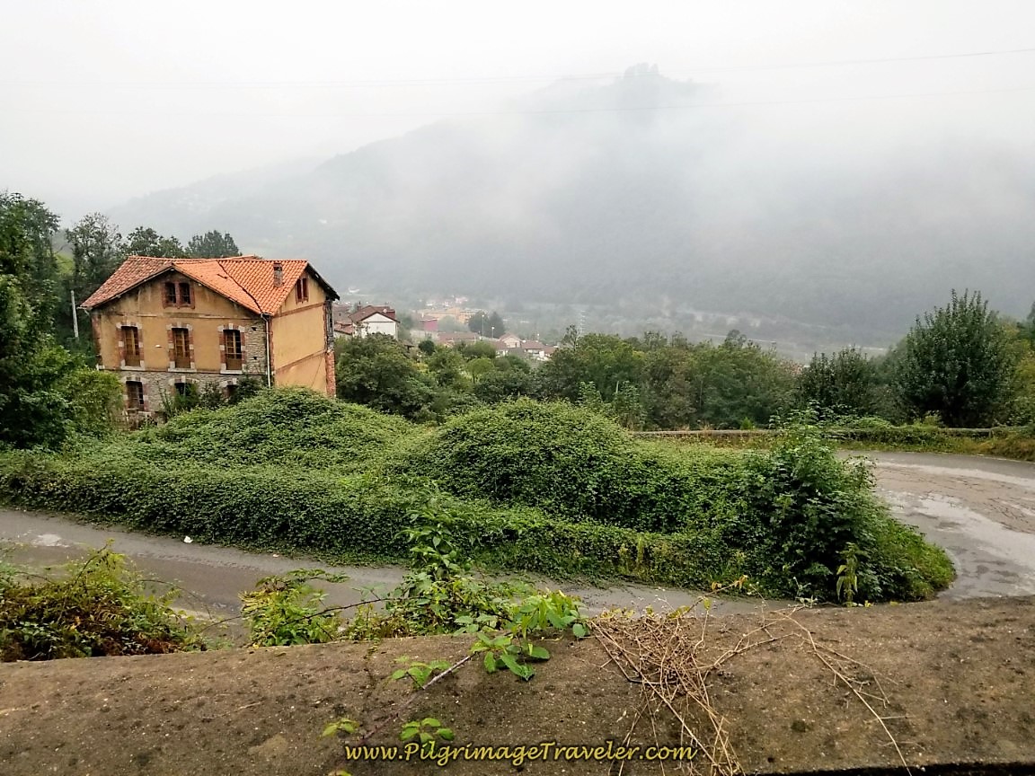 The Camino del Salvador Switchbacks on Day Six, after leaving La Peña