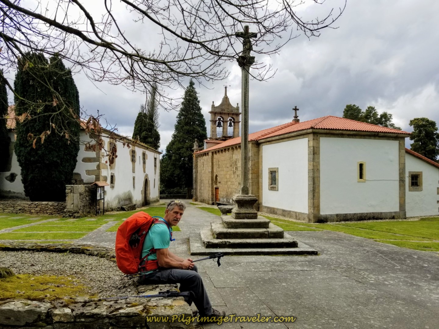 Igrexa de Santiago de Sigrás on day one of the La Coruña Arm of the Camino Inglés