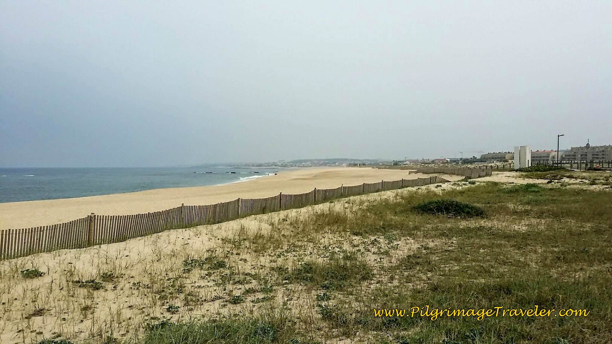 Praia das Pedras do Corgo on day fifteen of the Camino Portugués on the Senda Litoral