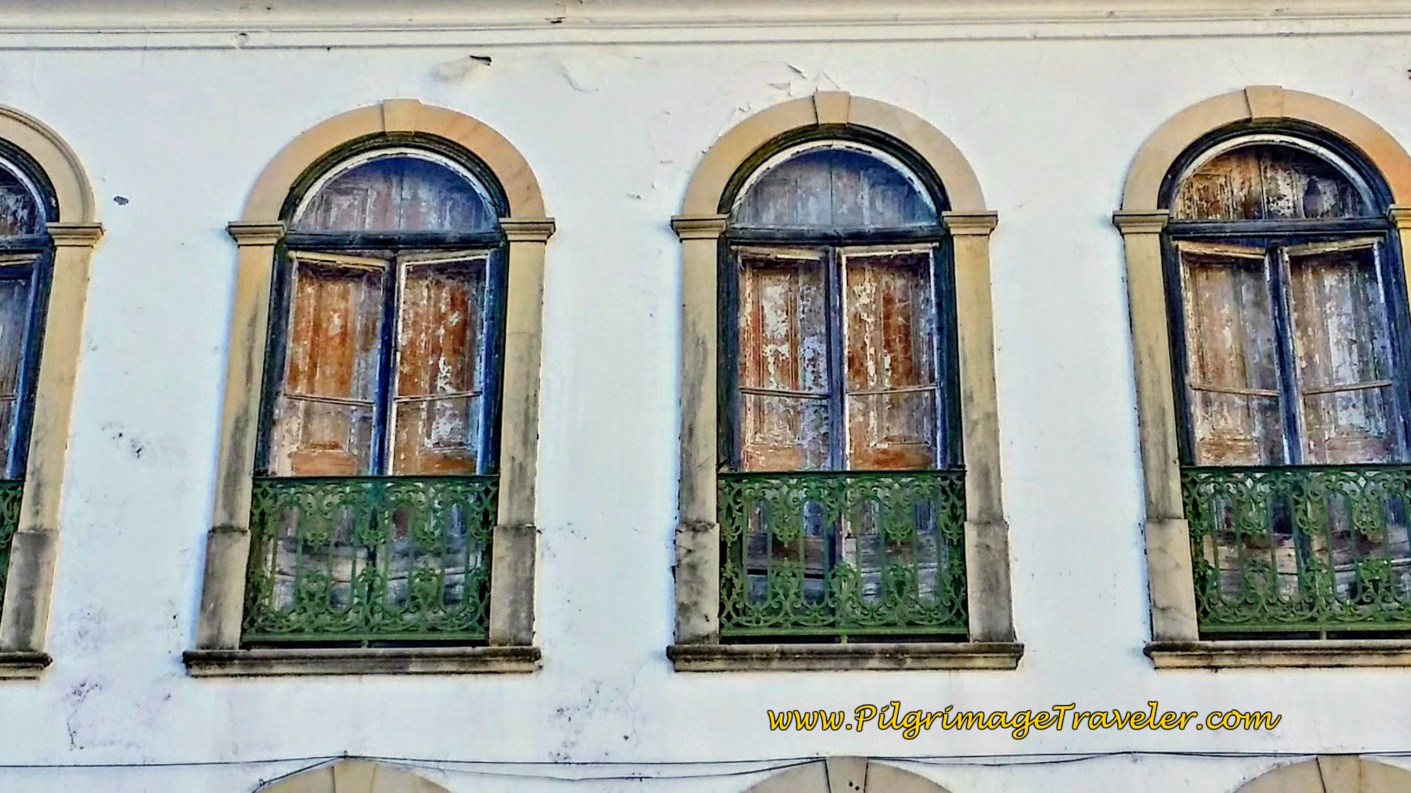 Close-Up of the Windows on the Square
