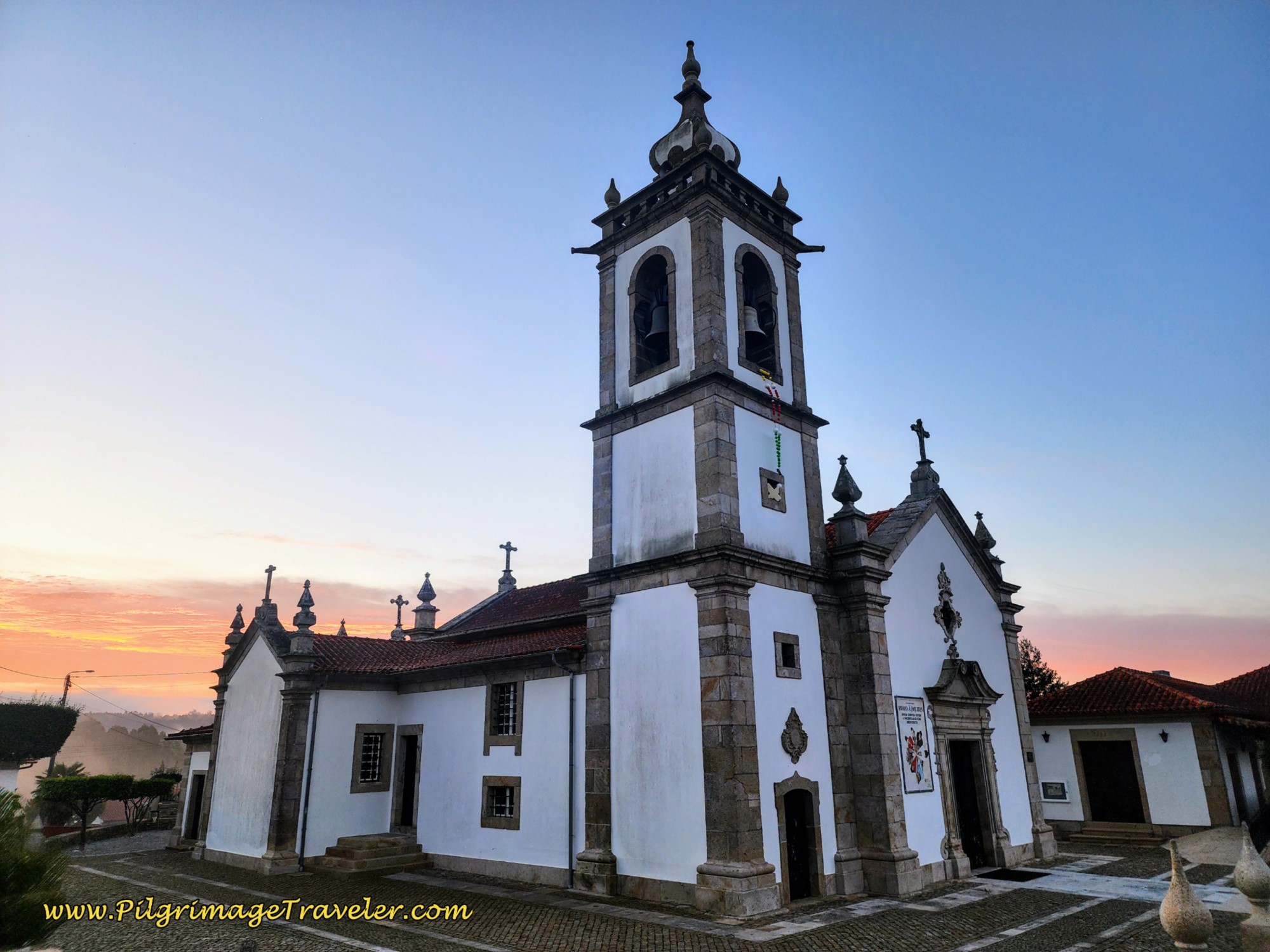 Igreja de Vitorino de Piães at Sunrise