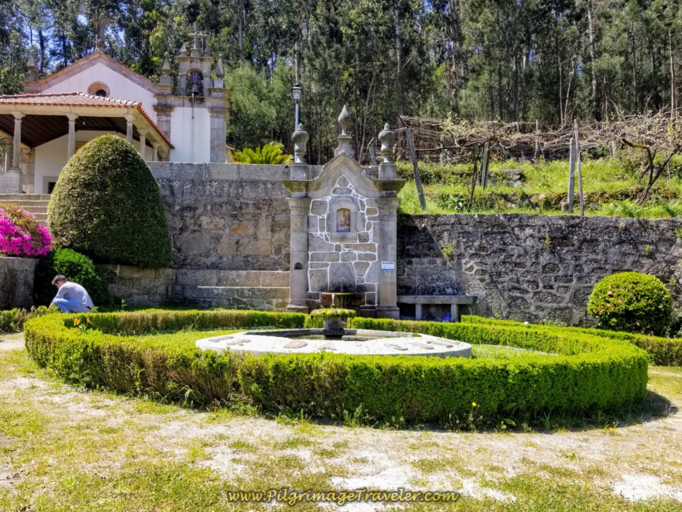 Fonte e Capela de Nossa Senhora da Guiaon on day sixteen on the Central Route of the Portuguese Way