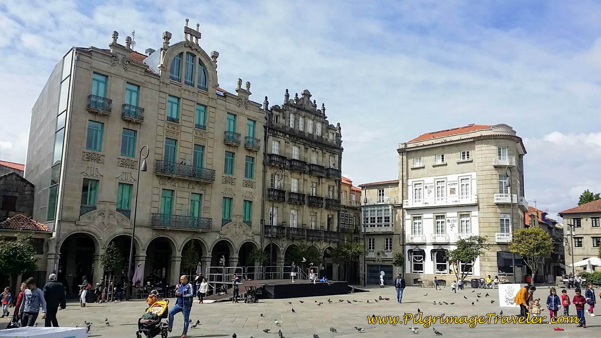 Praza da Ferrería, Pontevedra, day twenty-two on the Camino Portugués