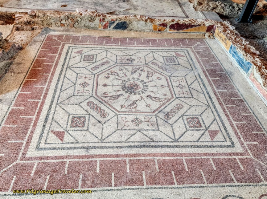 Way of St. Francis: Day Eleven, Assisi to Spello, Villa dei Mosaici di Spello, a museum of a Roman villa's floor mosaics in Spello.