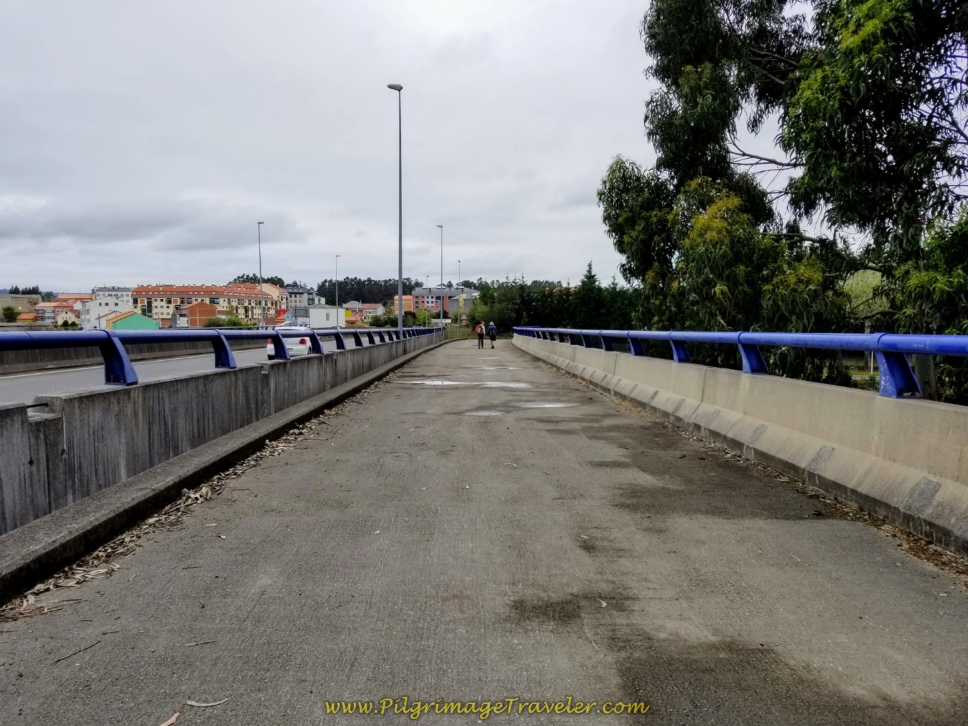 Cross the Ría de Ferrol on Footbridge Paralleling the FE-11 on day one of the English Way Cross the Ría de Ferrol on Footbridge Paralleling the FE-11 on day one of the English Way