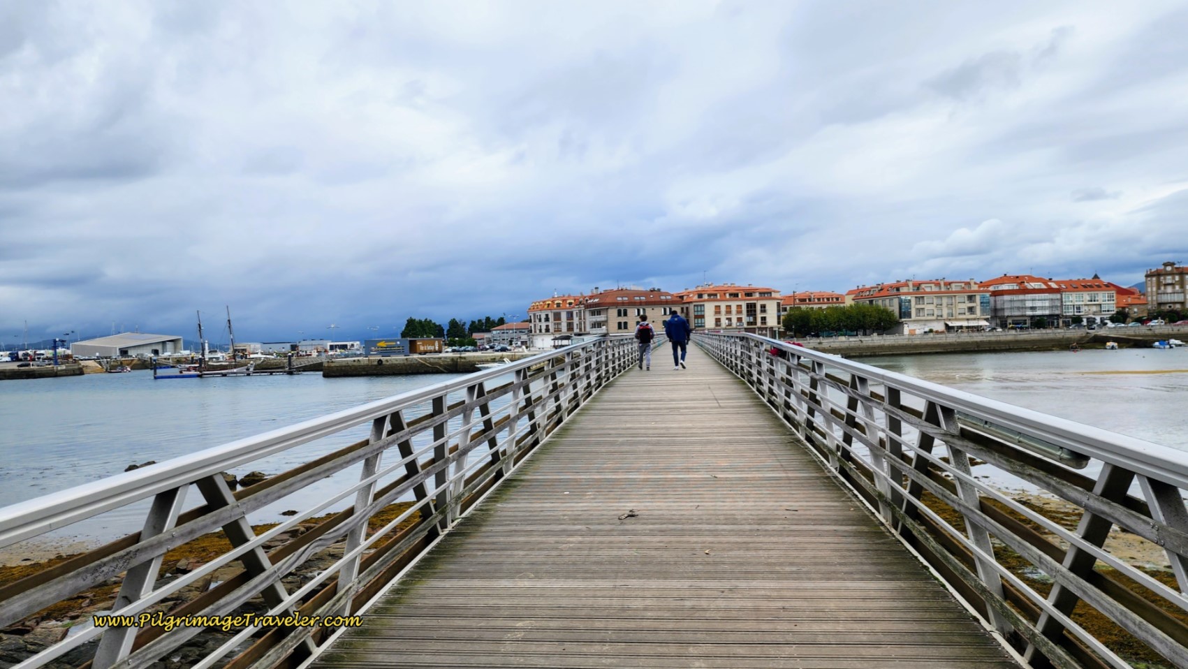 Cross the Footbridge Into Vilanova de Arousa