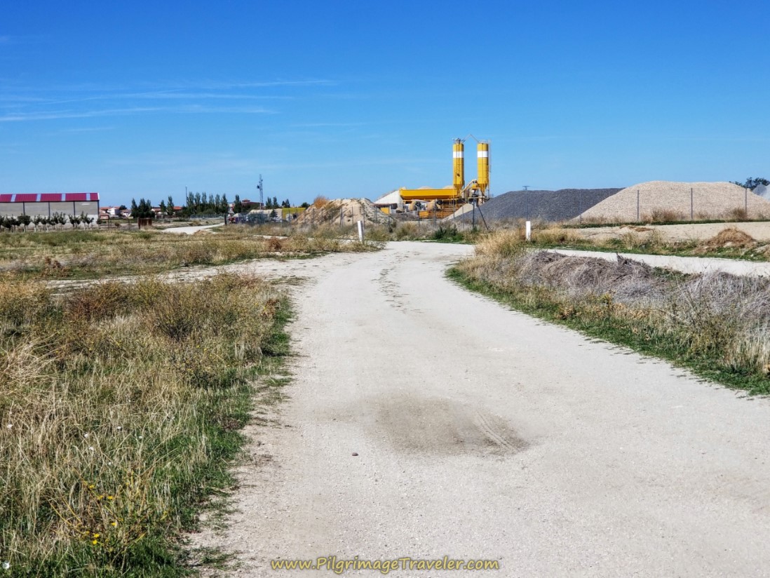 Stay Left to Walk by Cement Factory