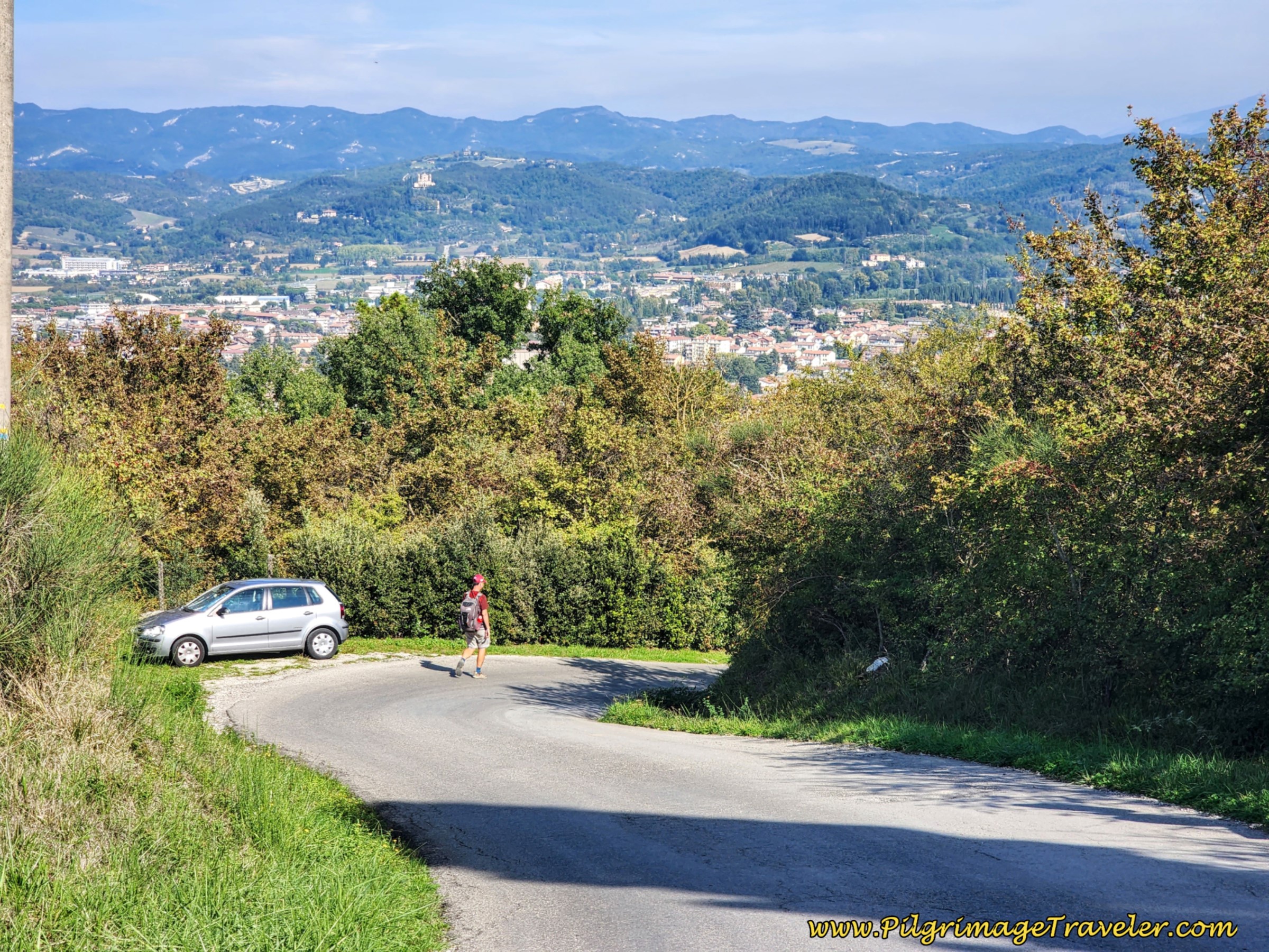 Road Switchbacks Downhill
