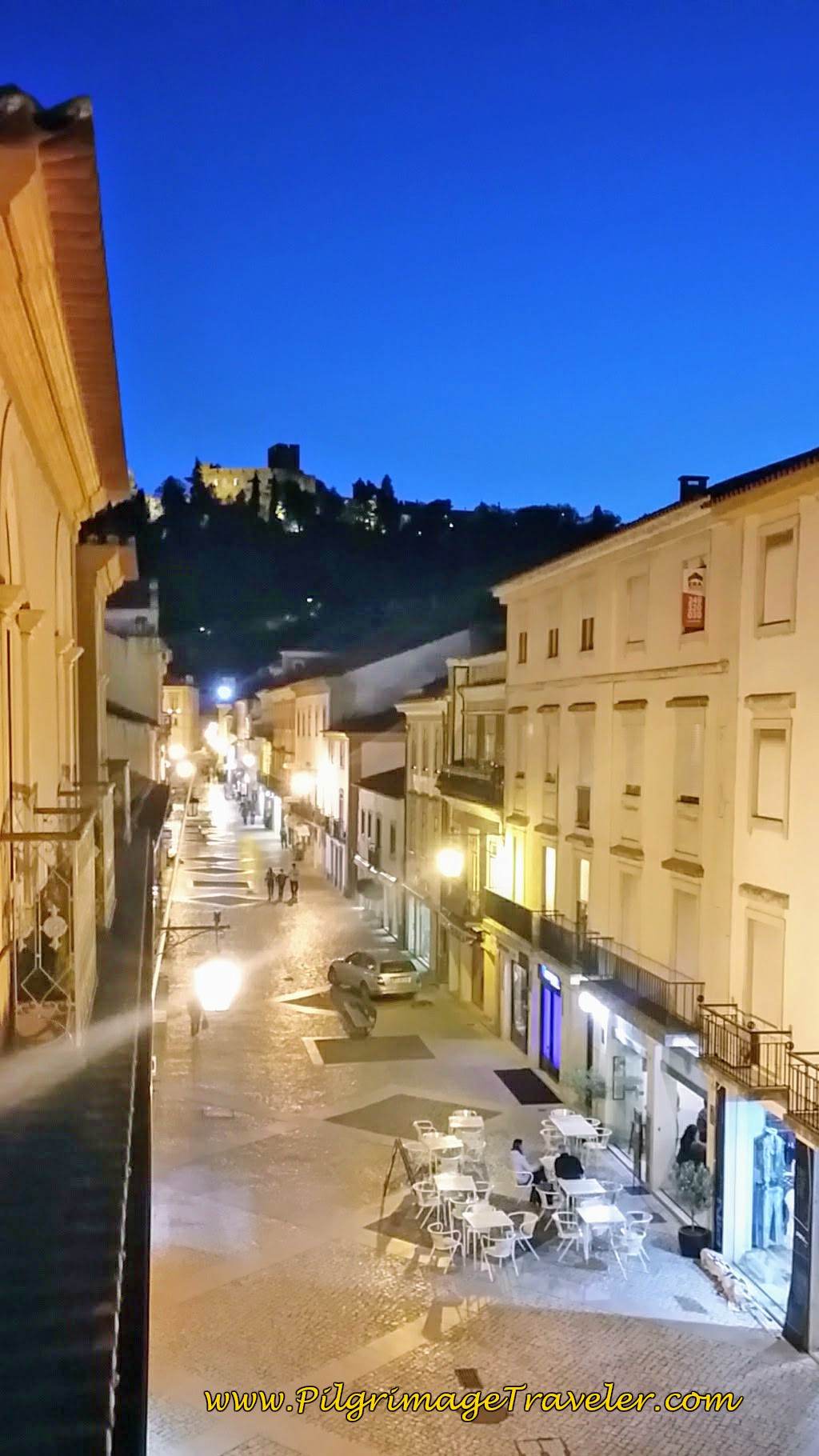 Knights Templar Castle from the Hostal 2300 Tomar Window