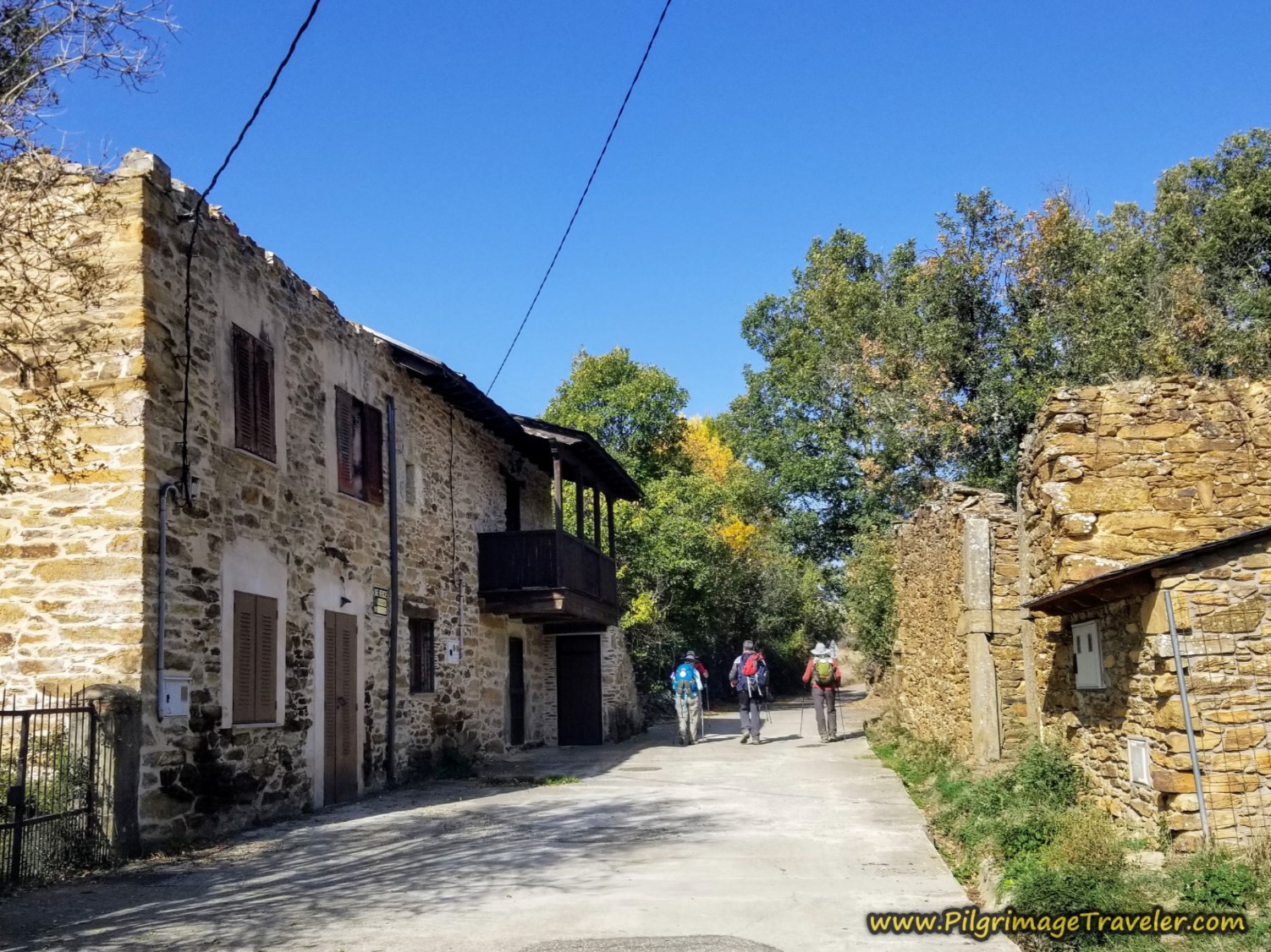 Walking Through Triufé on the Camino Sanabrés from Entrepeñas to Puebla de Sanabria