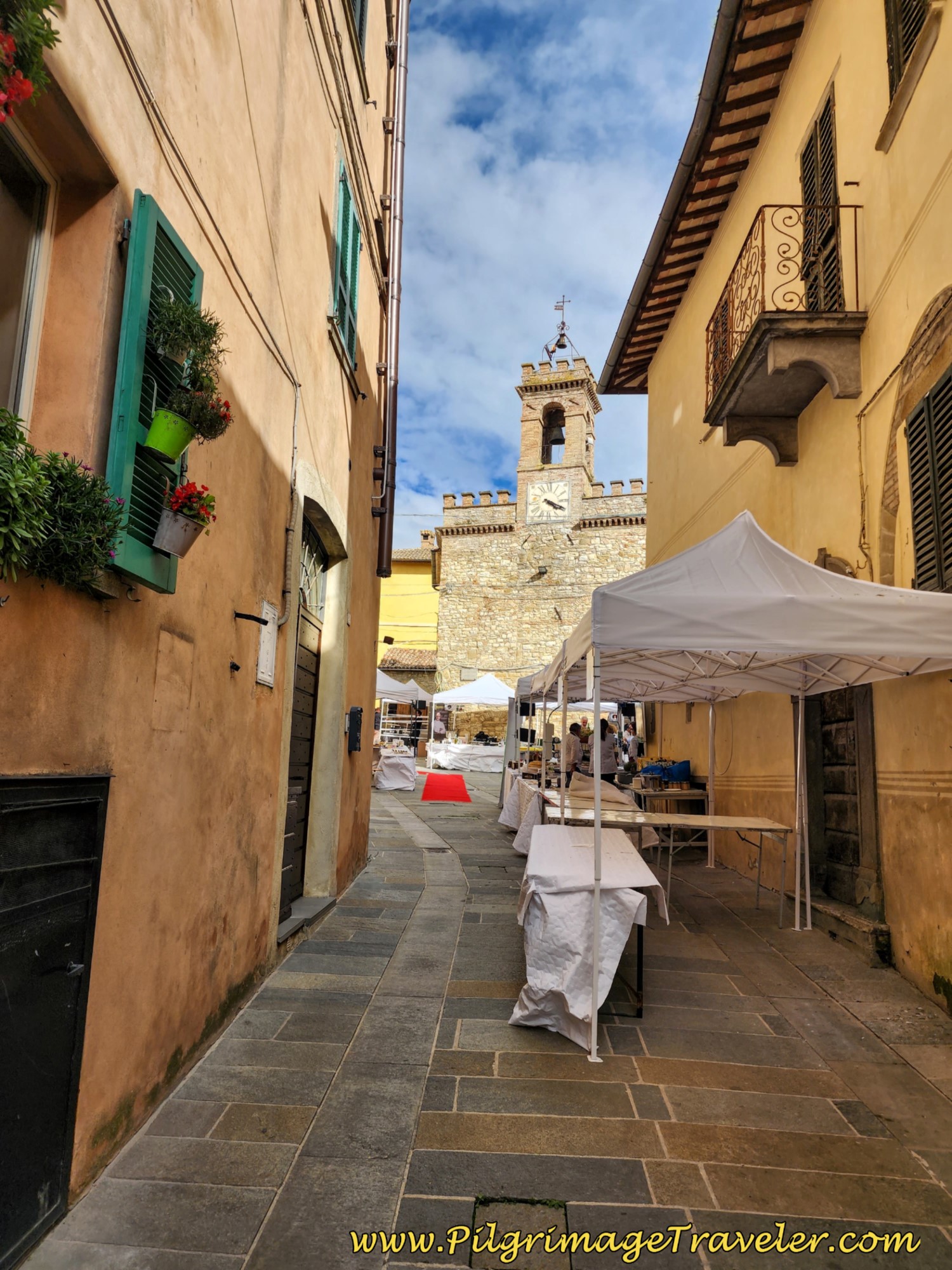 Corso Giacomo Matteotti and Clock Tower Corso Giacomo Matteotti and Clock Tower
