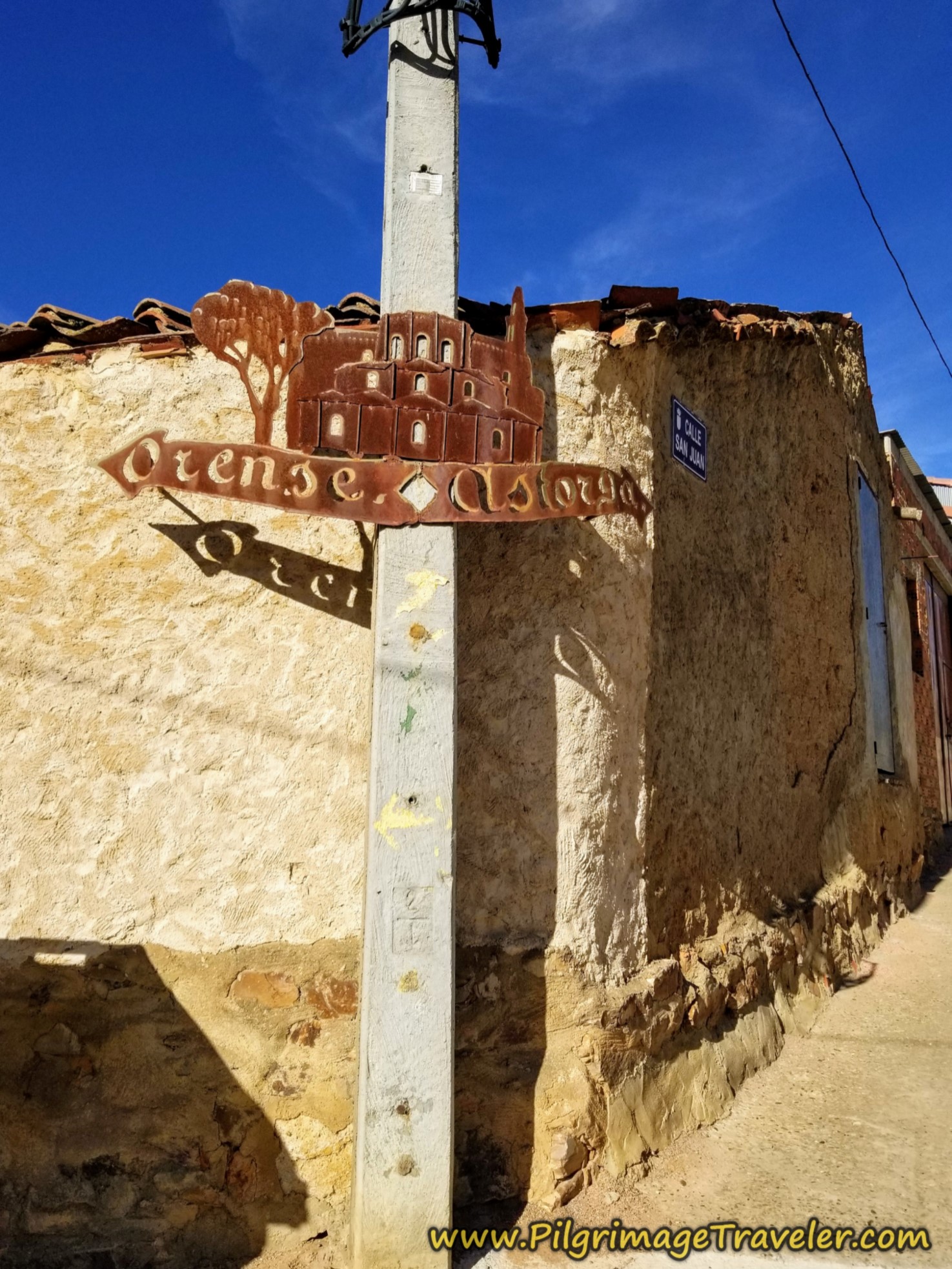 Official Bifurcation Notification on the Vía de la Plata from Montamarta to Granja de Moreruela