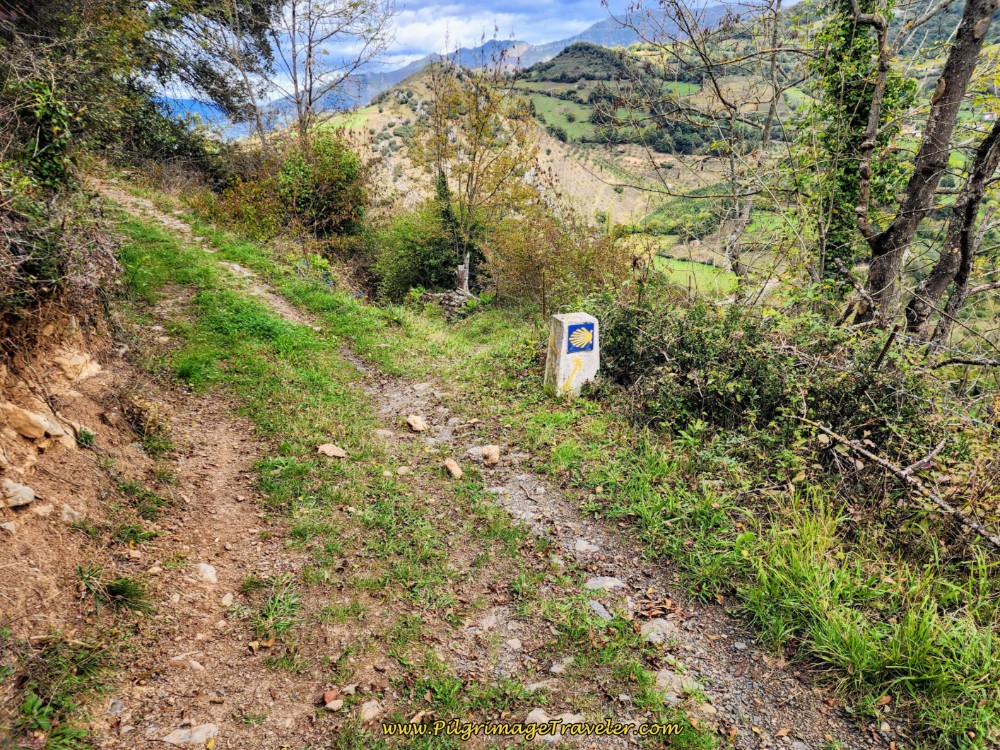 Right Turn Onto Path Near Campomanes