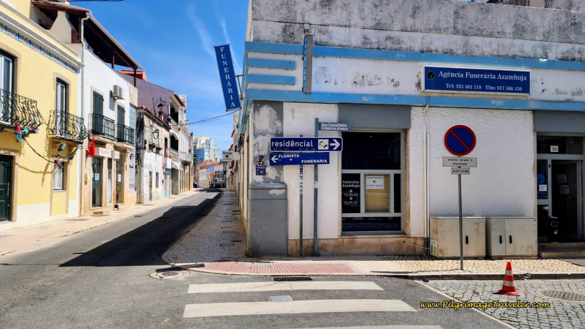 Right Turn Here Towards the Azambuja Train Station