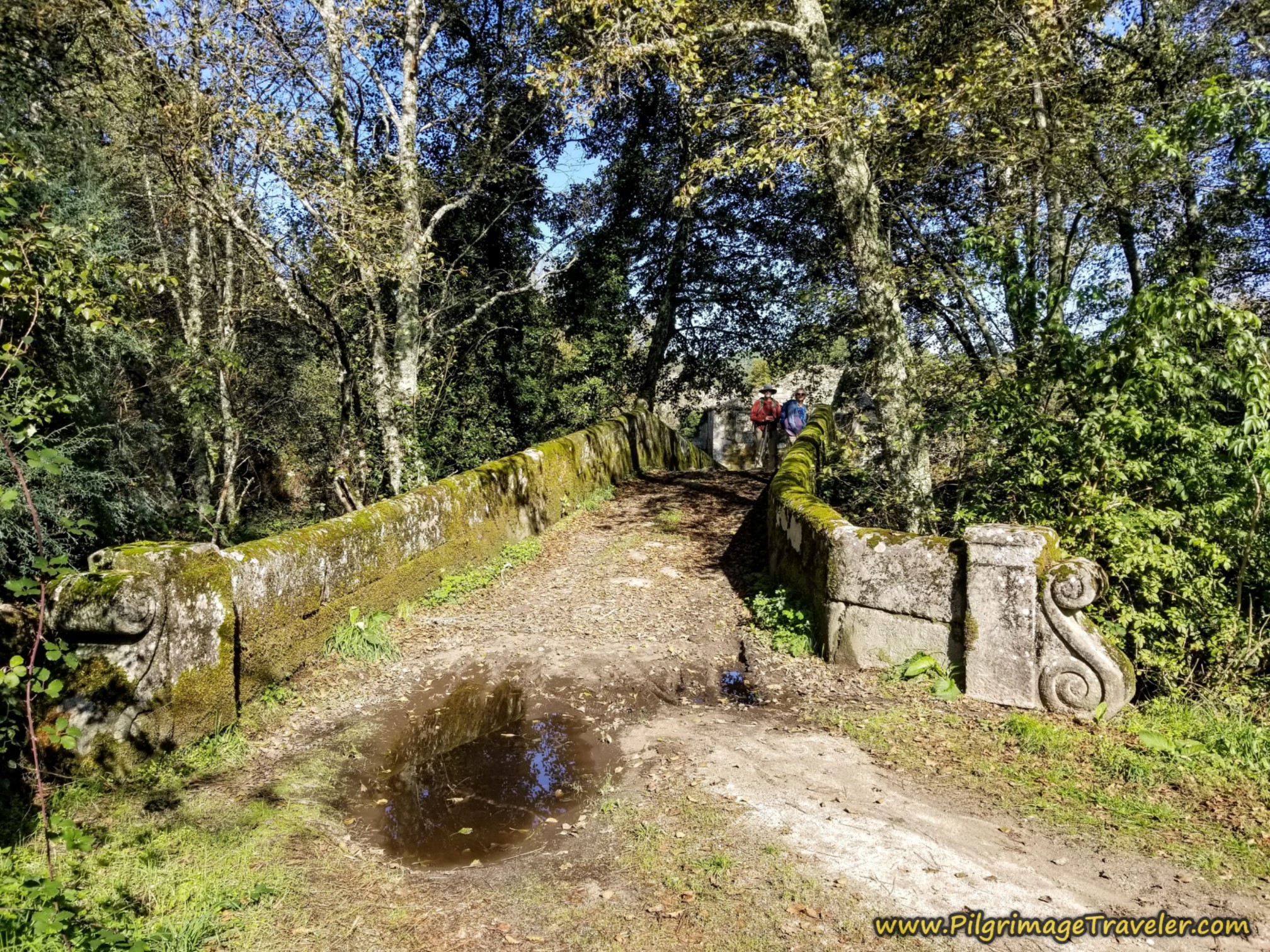 Medieval Bridge Ponte Sobreira, Camino Sanabrés, Ourense to Cea