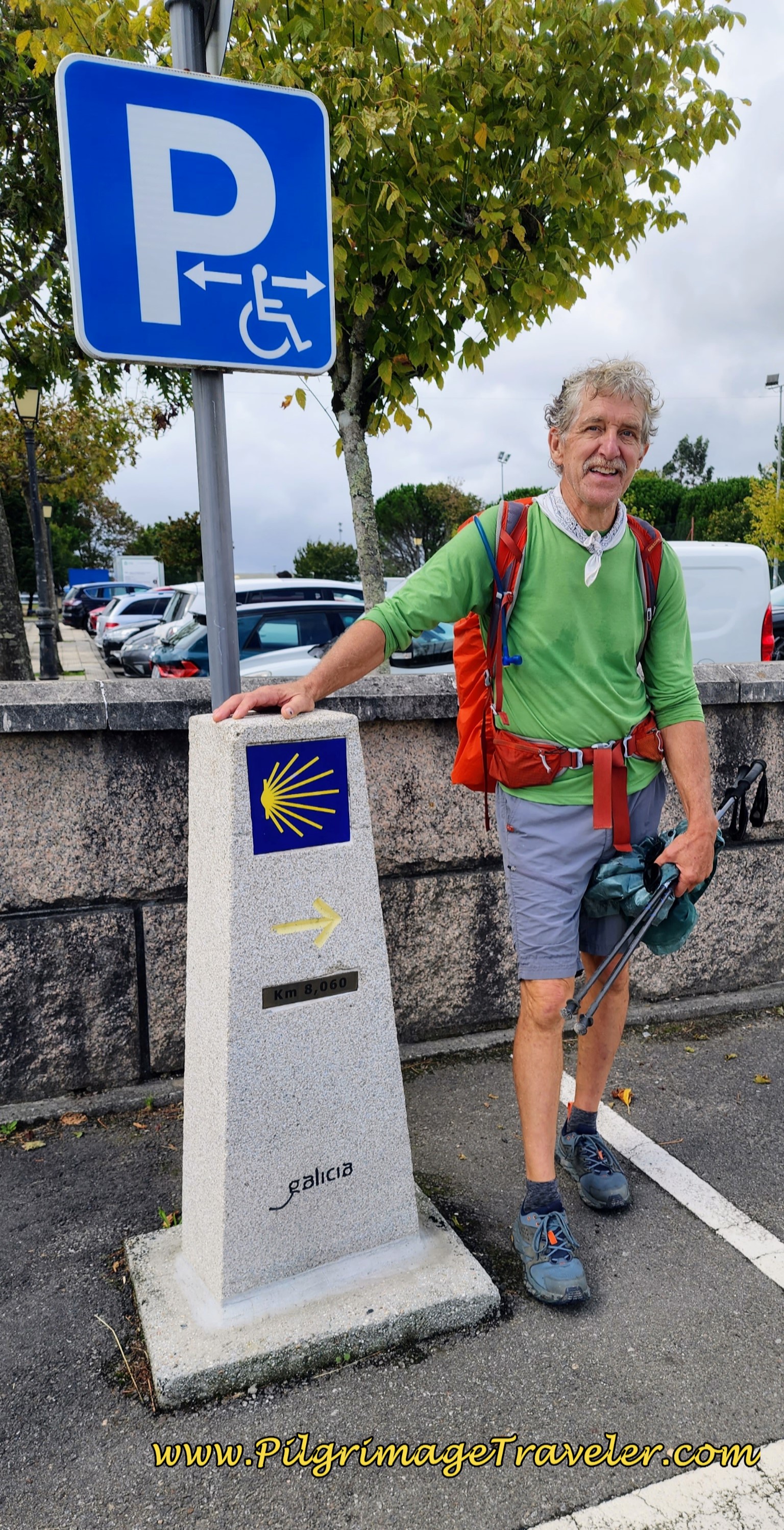 Rich at 8.06 Kilometer Waymark