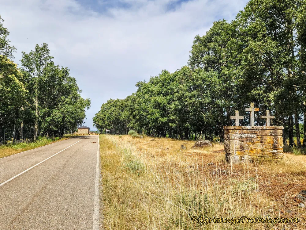 Entering Entrepeñas at the Ermita
