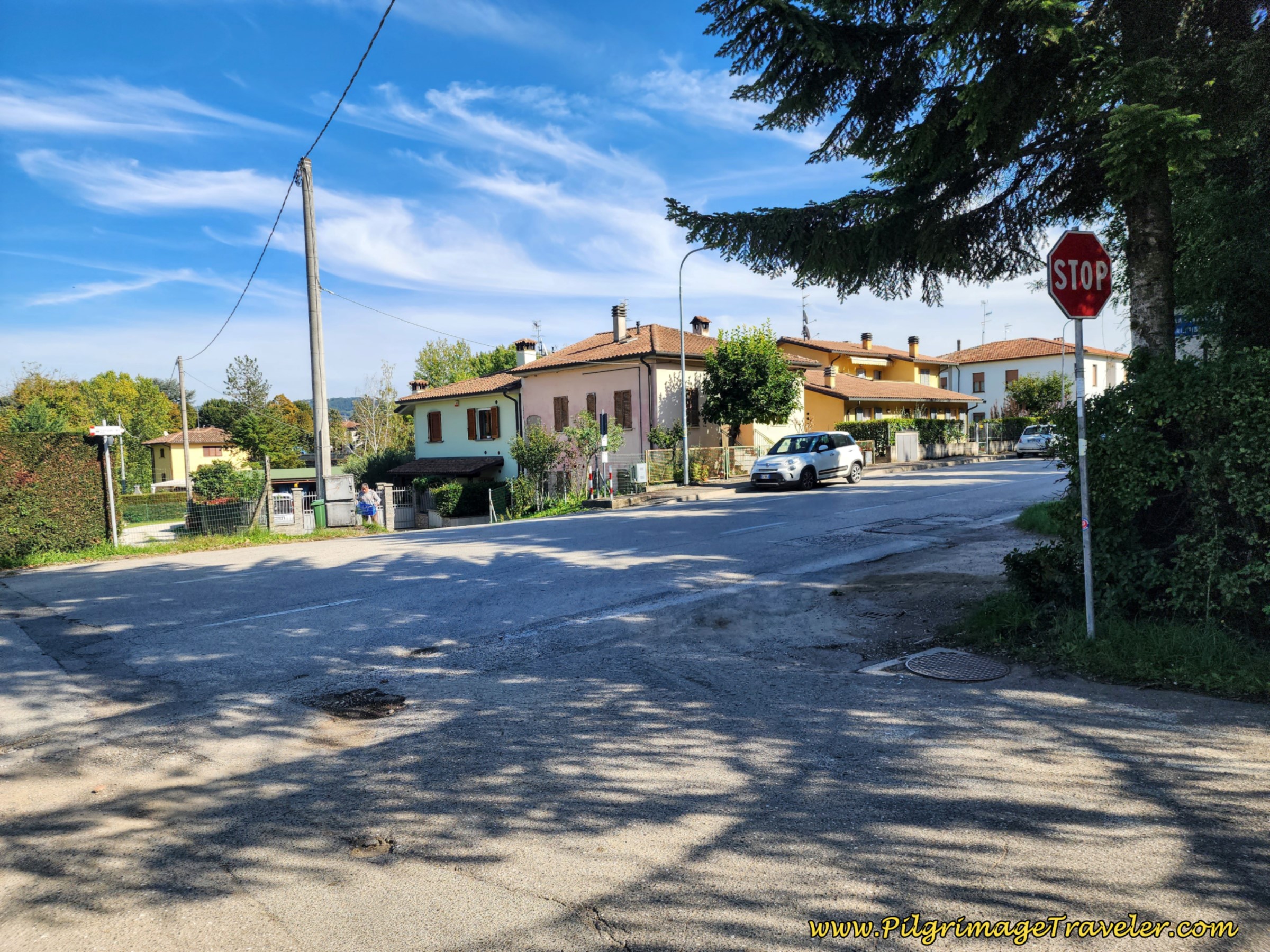 Right Turn Onto Via Aretina