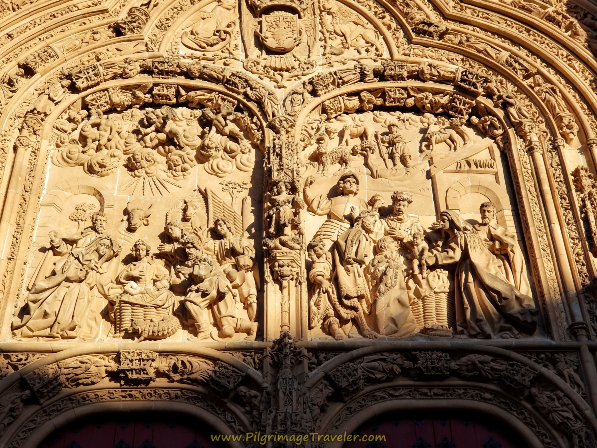 Catedral de Salamanca, West Door Close-Up Catedral de Salamanca, West Door Close-Up