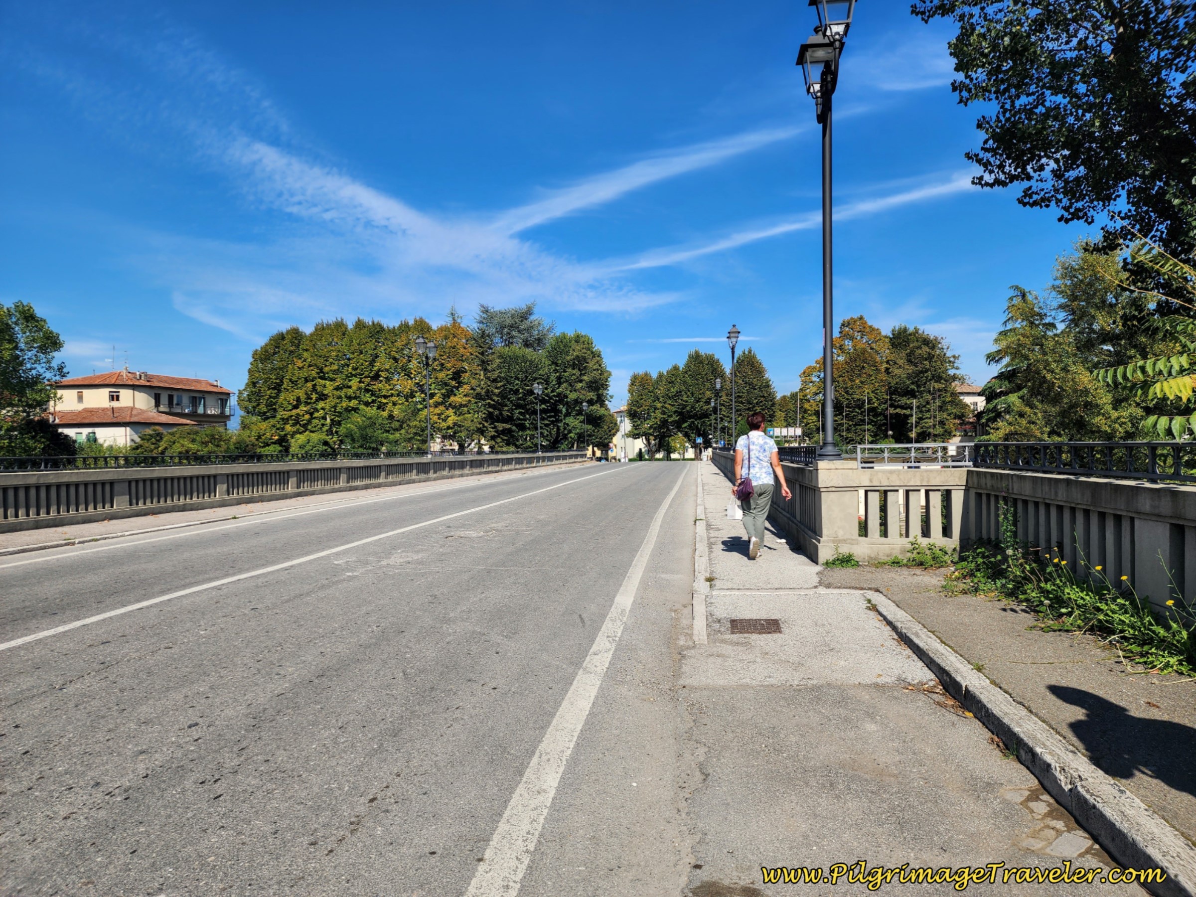 Cross the Tiber River