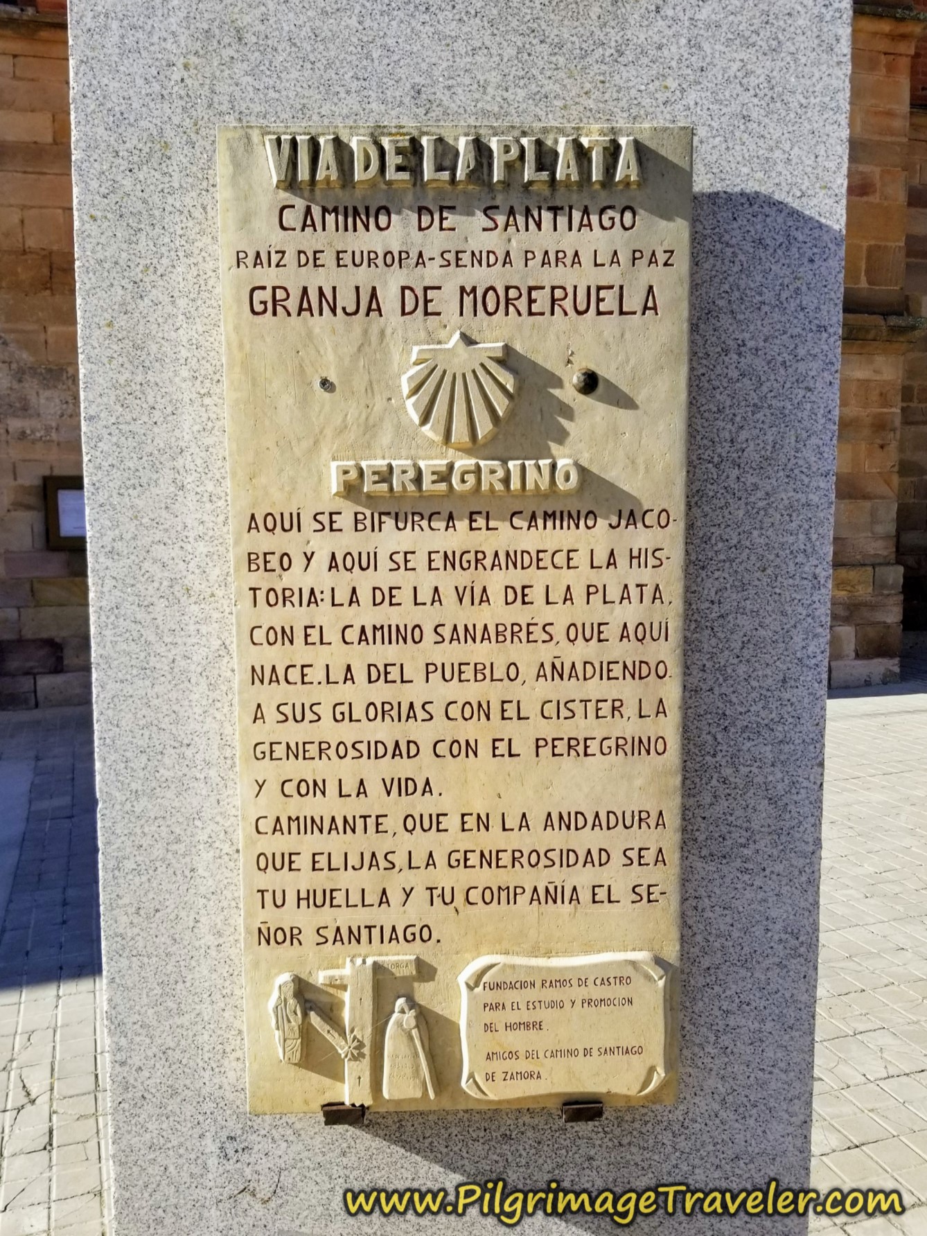 New Vía de la Plata Placard