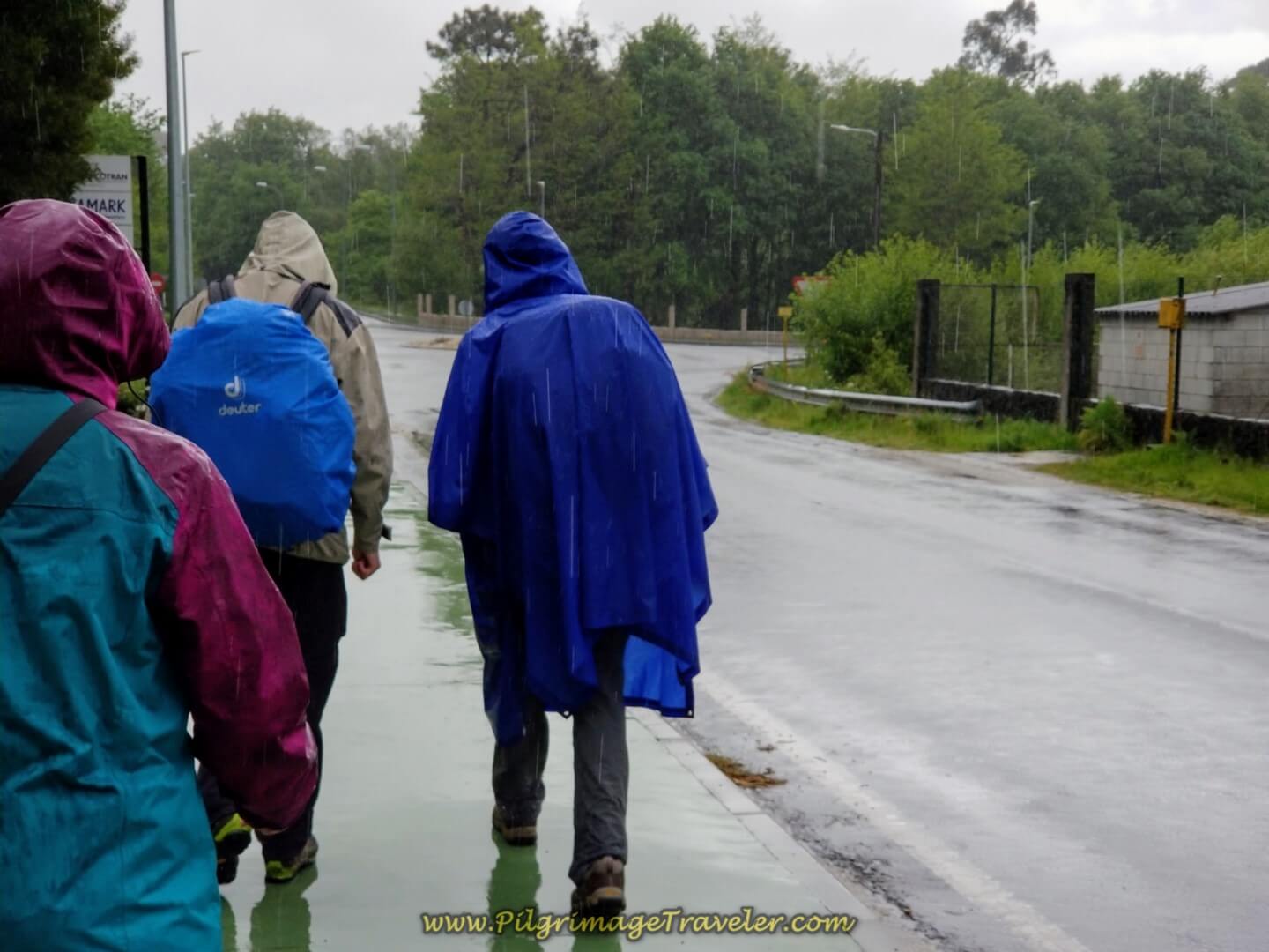 Turn right at the Roundabout on day twenty on the central route of the Portuguese Camino