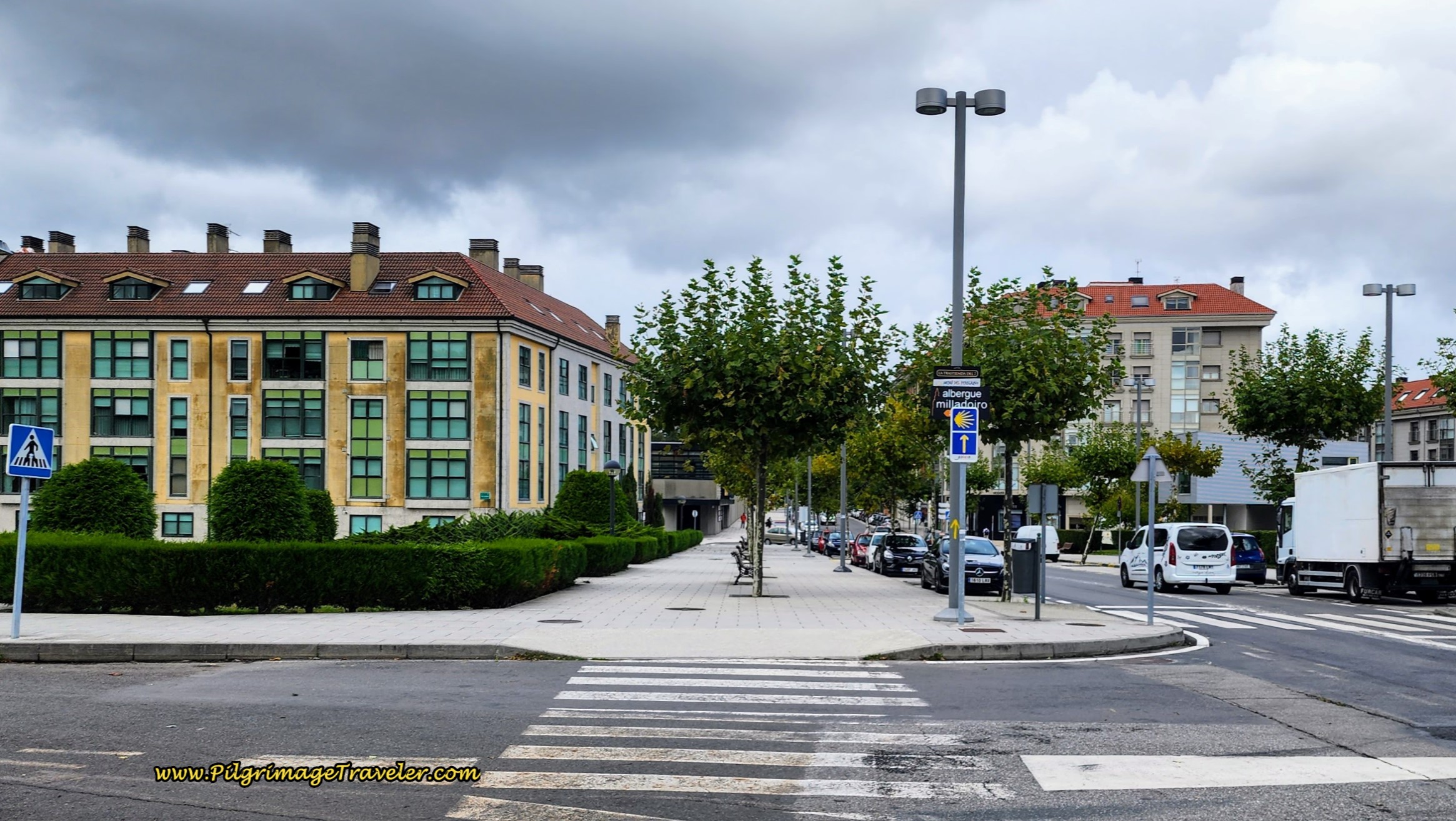 Turn Left at Sign for the Albergue Milladoiro