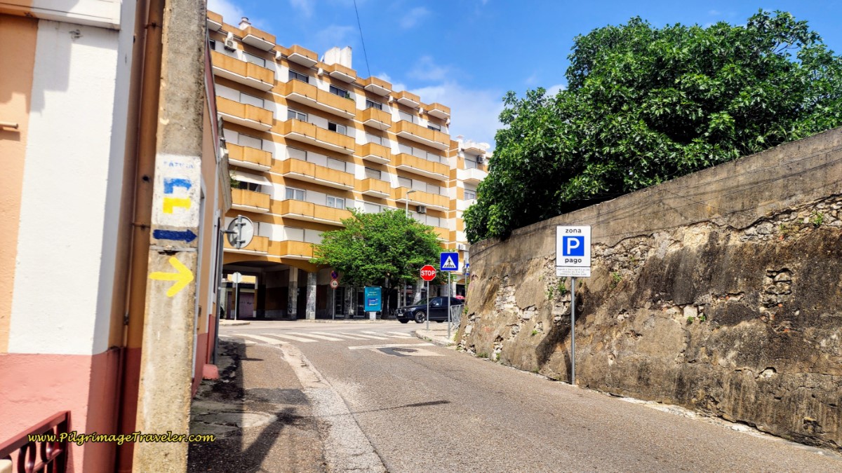 Along the Rua de Olivenca Towards the Town Center