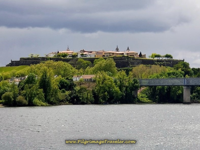 Valença, Portugal as seen from Tui, Spain Camino Portugués, Central Route: Valença, Portugal as seen from Tui, Spain