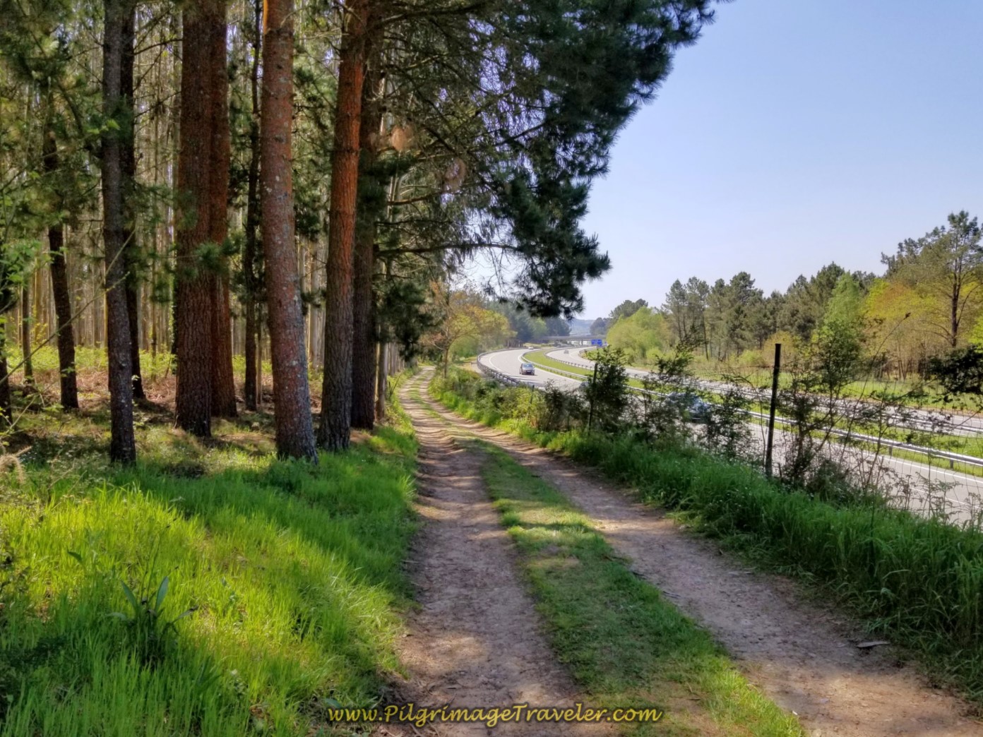 Shaded Portion of E-1 Frontage Lane on day seven of the English Way