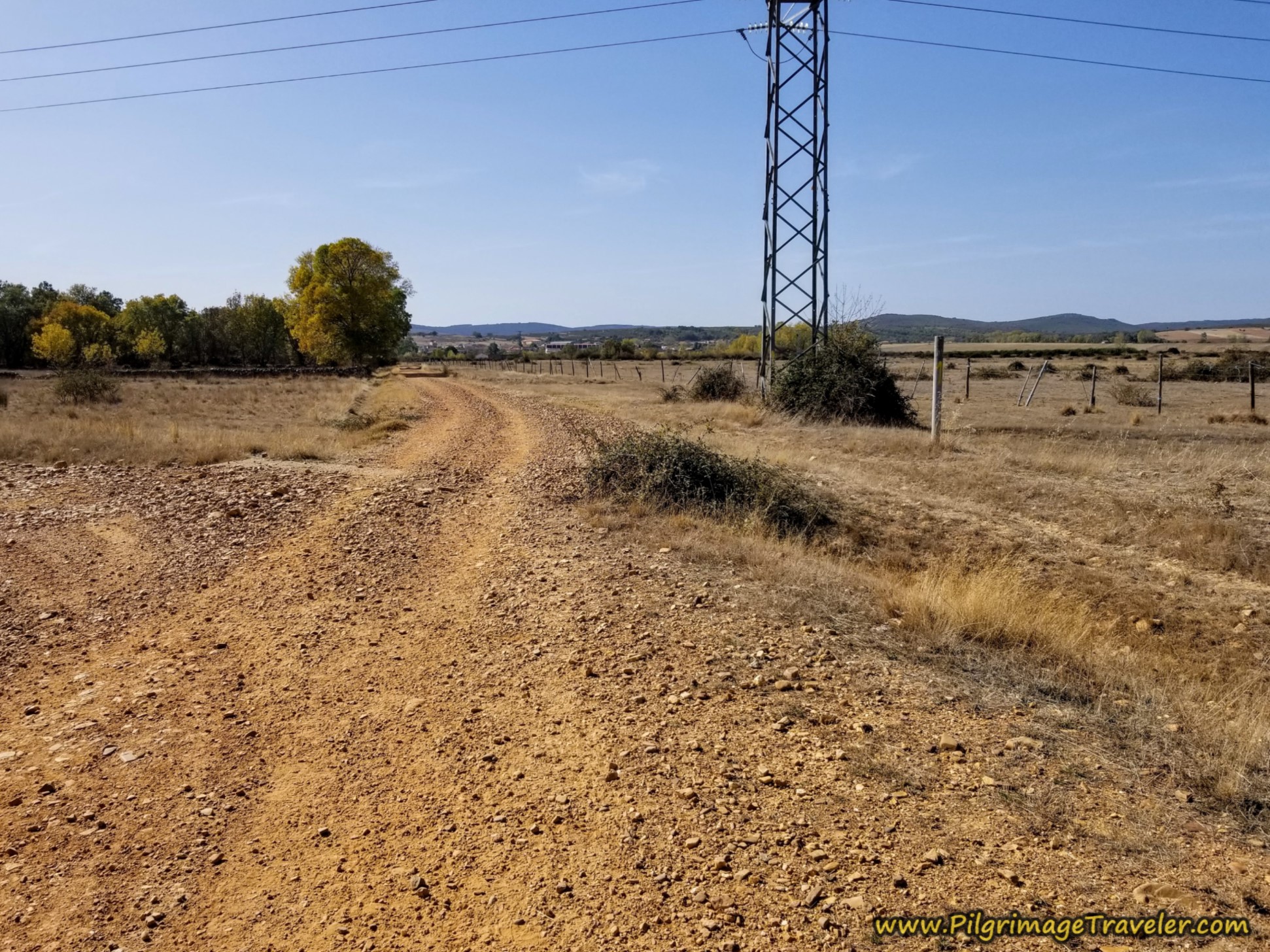 Straight On at Power Pole