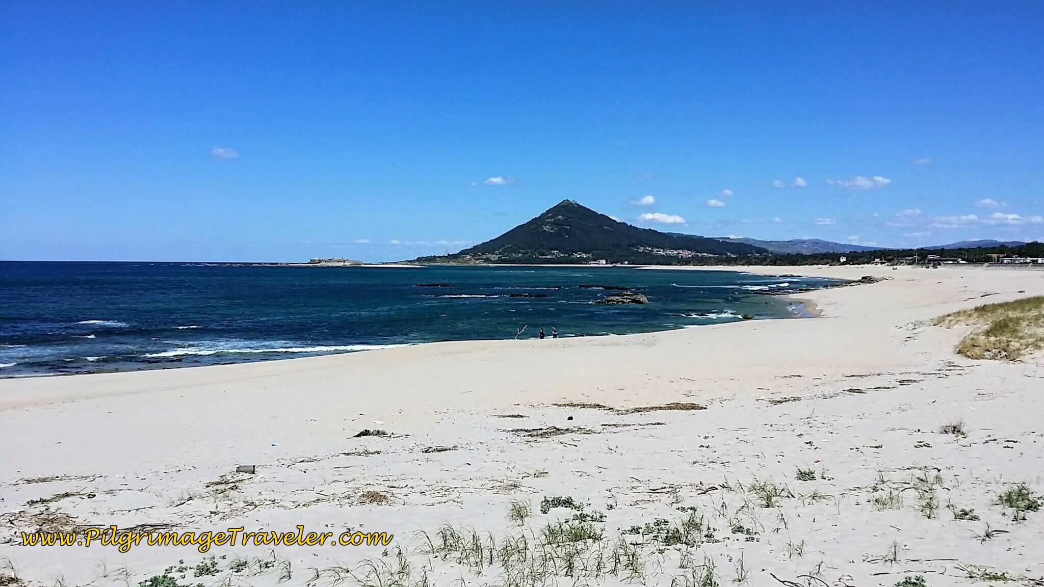 Praia de Moledo on day eighteen of the Camino Portugués on the Coastal Route