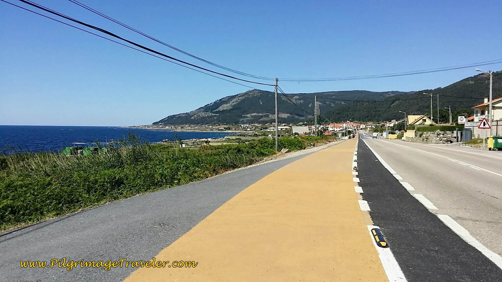 The PO-552 Towards Viladesuso, Spain on day ninteen of the Portuguese Way