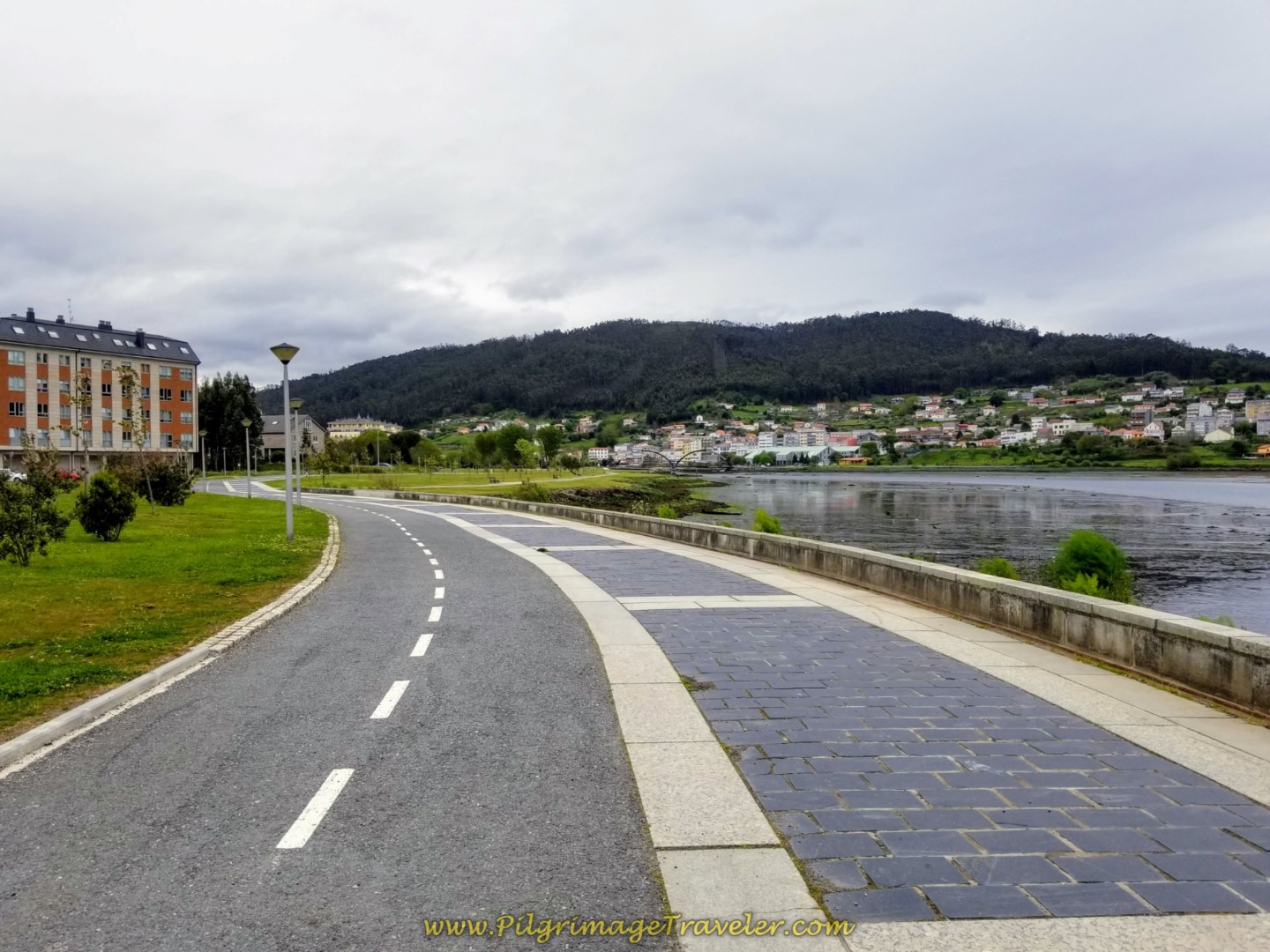 Continuing On the Riverside Promenade on day one of the English Way