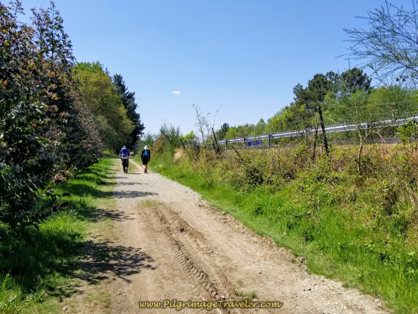 Final Stretch Along the E-1 on day seven of the English Way
