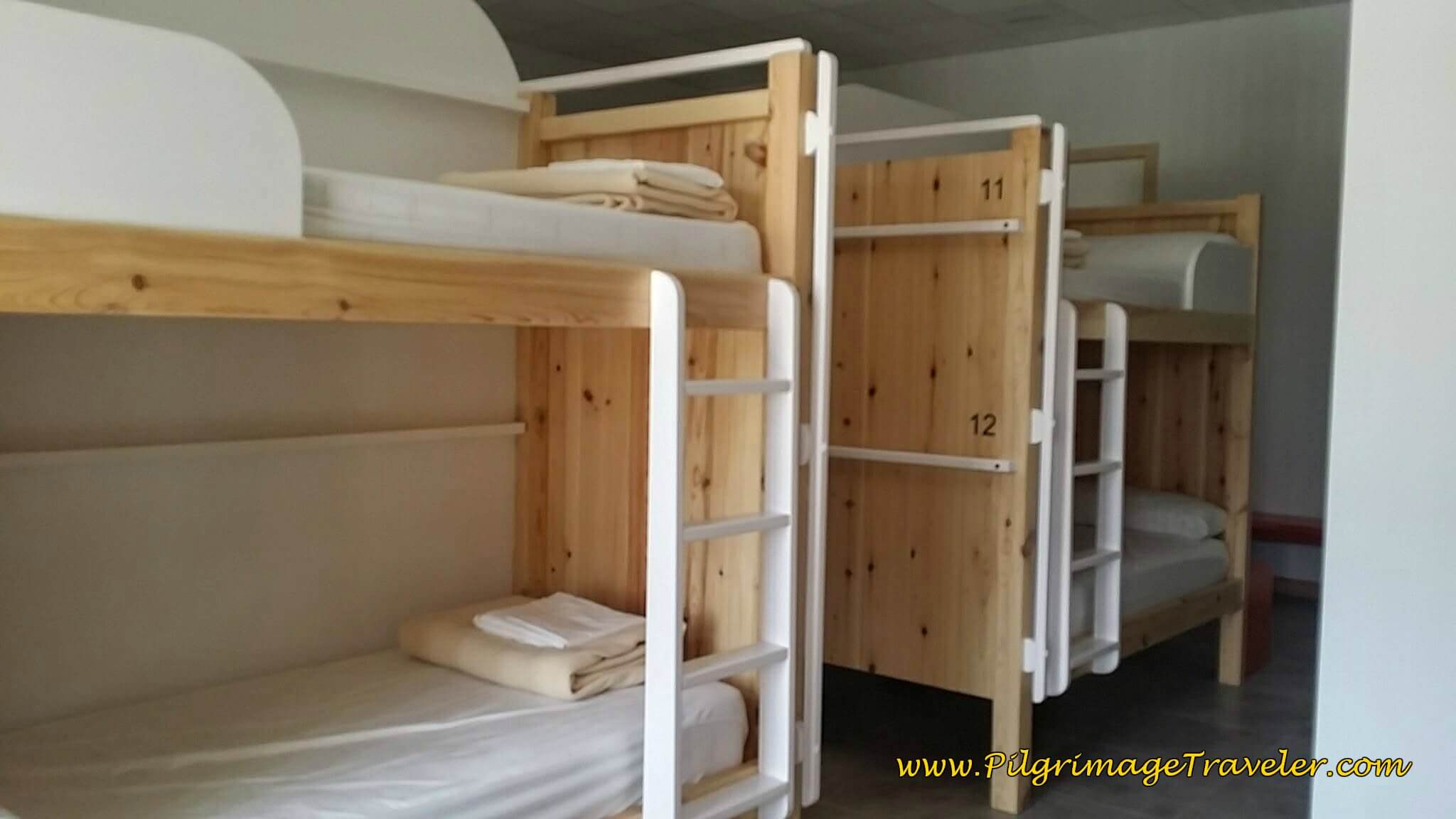 Sleeping Arrangement at the Albergue Milladoiro on Day Twenty-Four, Portuguese Camino