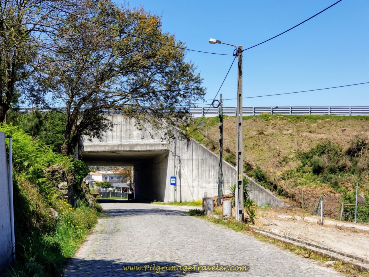 Crossing Under the A11 on day sixteen on the Central Route of the Portuguese Way