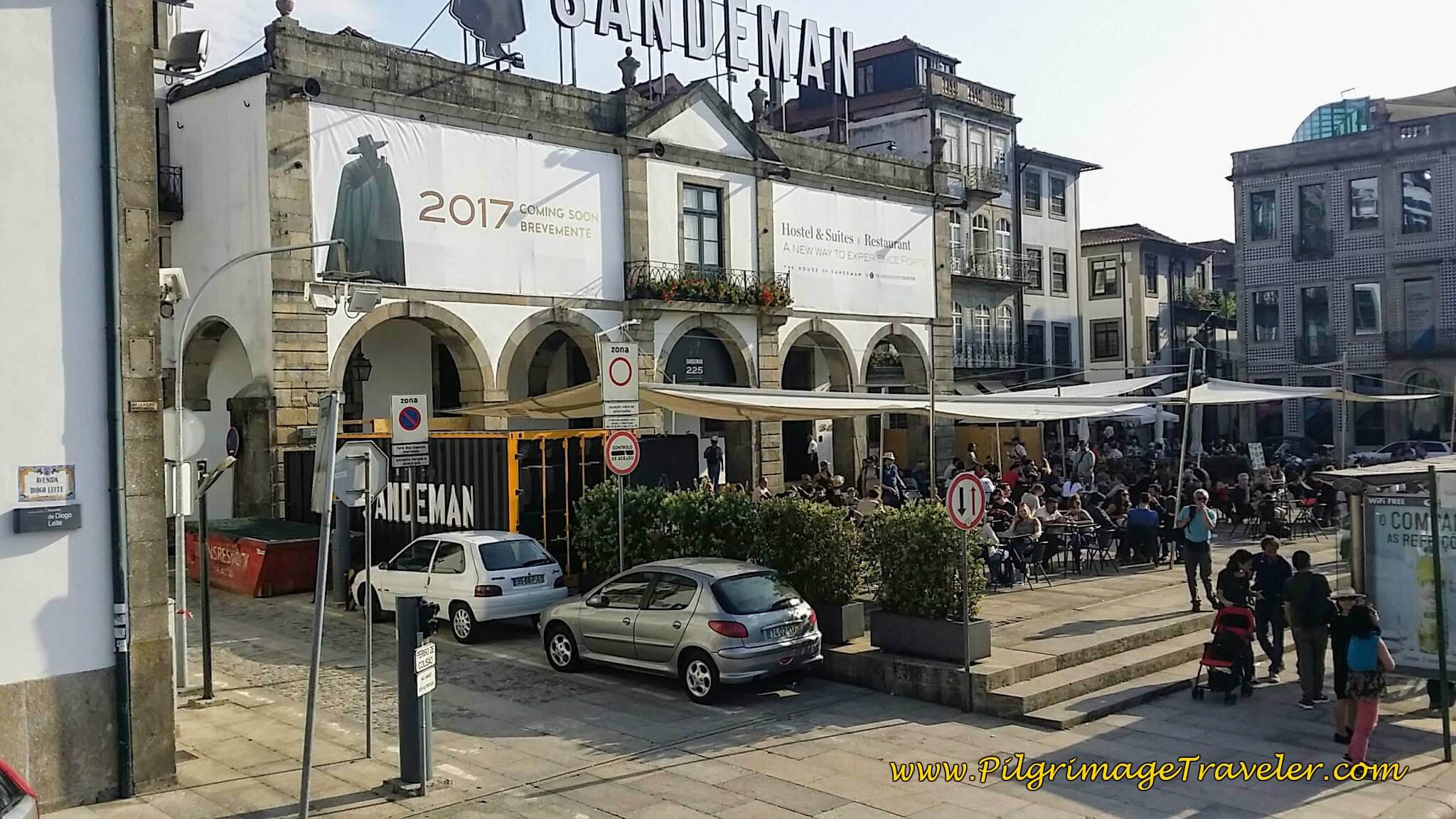 Sandeman Port House in Porto, Portugal