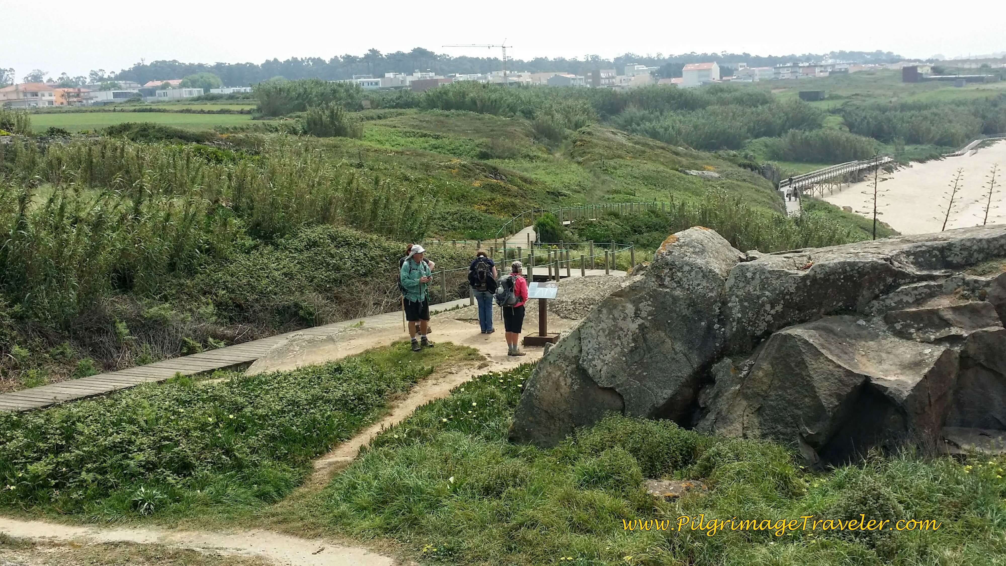 São Paio Geological Marker on Day Fifteen, Camino Portugués on the Senda Litoral