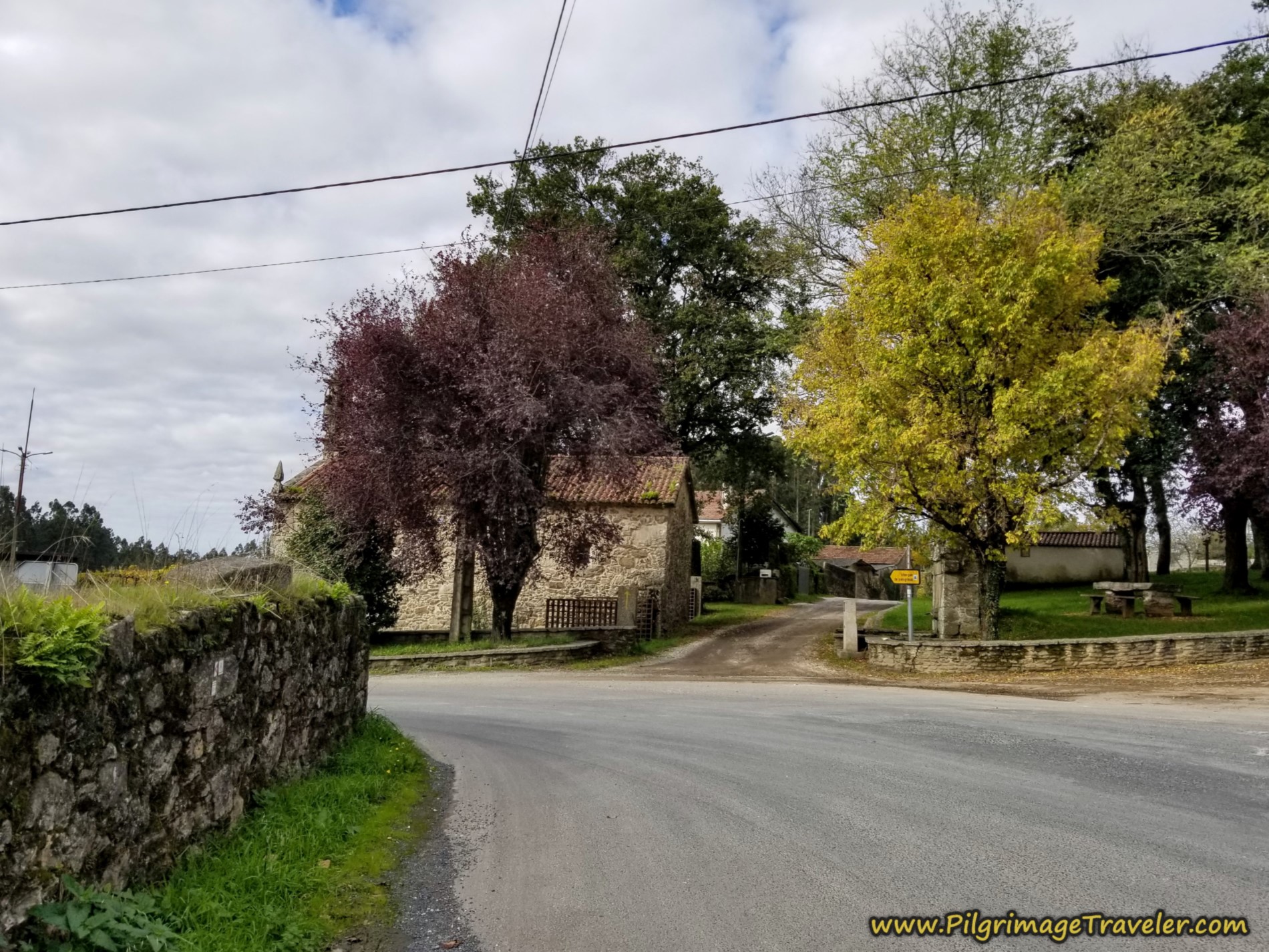 The Charming Little Capela do Santiaguiño is Ahead