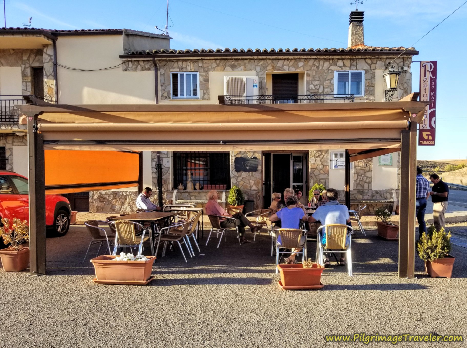 Restaurante Rosamari on the Vía de la Plata from Zamora to Montamarta