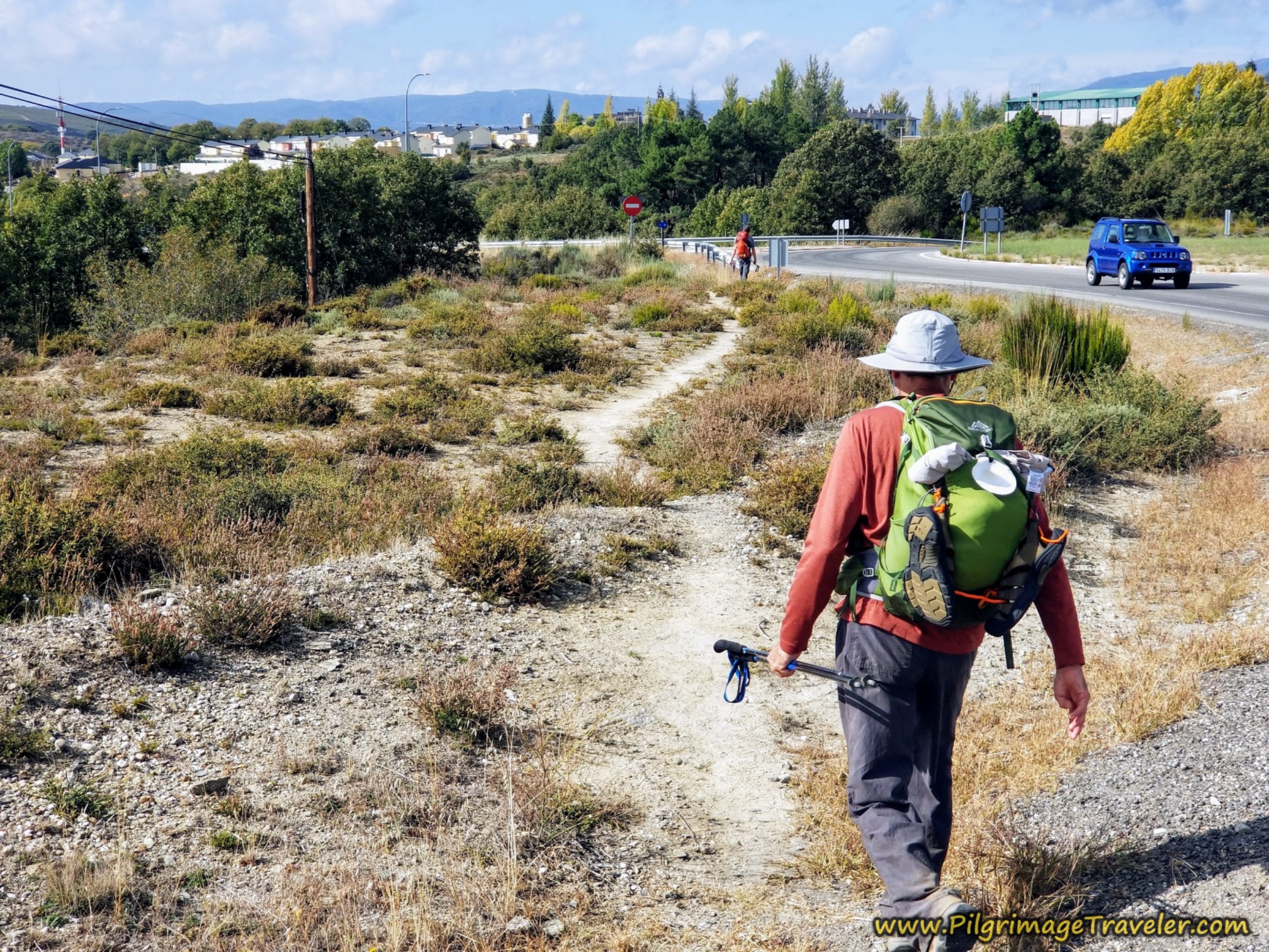 Shortcut on the N-525 on the Camino Sanabrés from Entrepeñas to Puebla de Sanabria