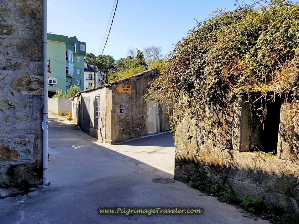 Sign to Café Bar Pataca