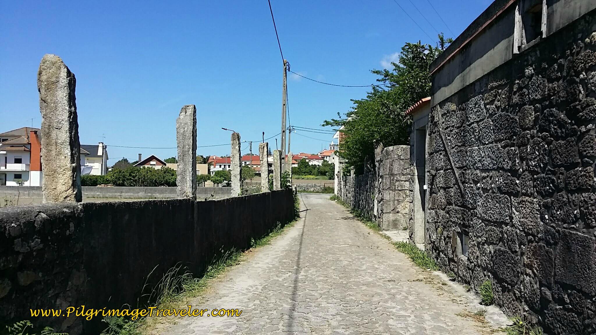 Take the Rua da Casa da Fábrico to the town of Noval on day Seventeen of the Camino Portugués
